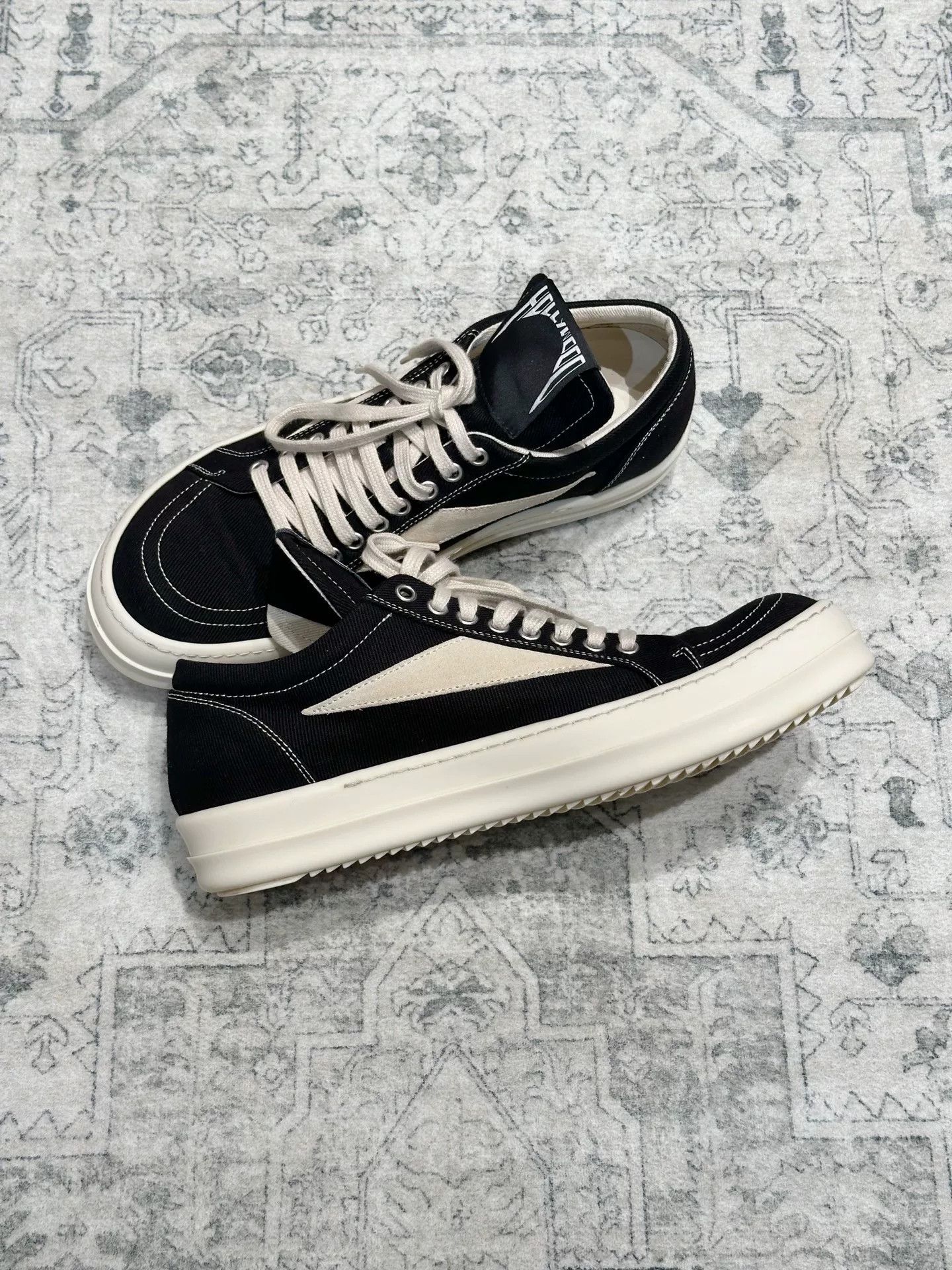 Rick Owens Drkshdw Rick Owens DRKSHDW Canvas Sneakers Size US 9 / EU 42 - 4 Thumbnail