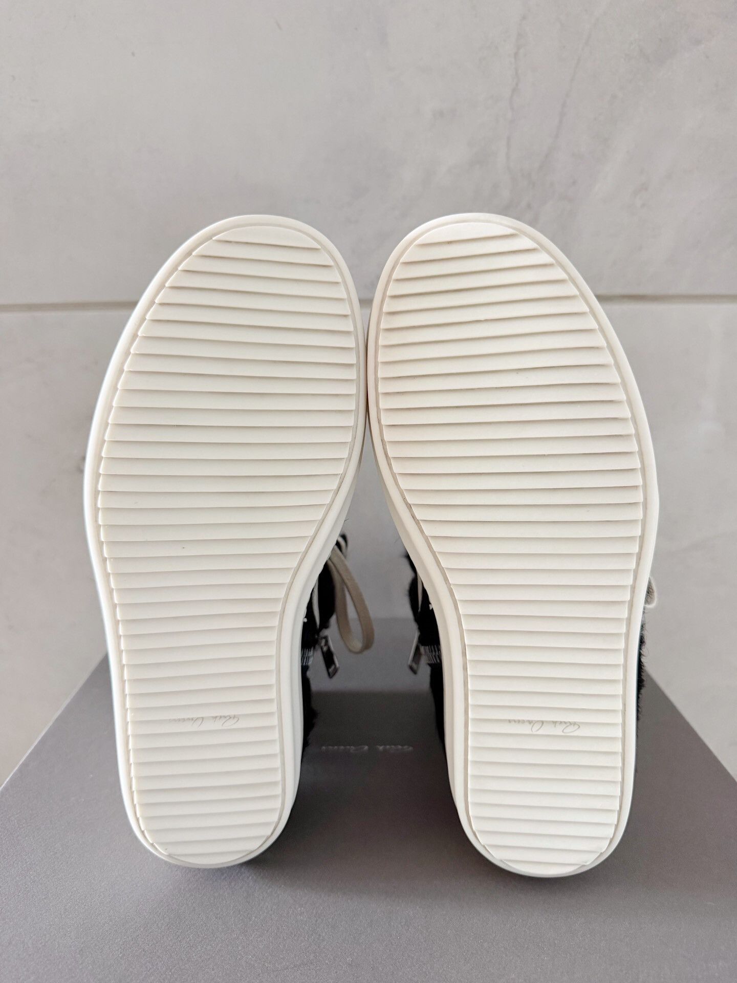 Rick Owens Rick Owens Horsehair Inverted Triangle High-Top Size US 7 / EU 40 - 8 Thumbnail