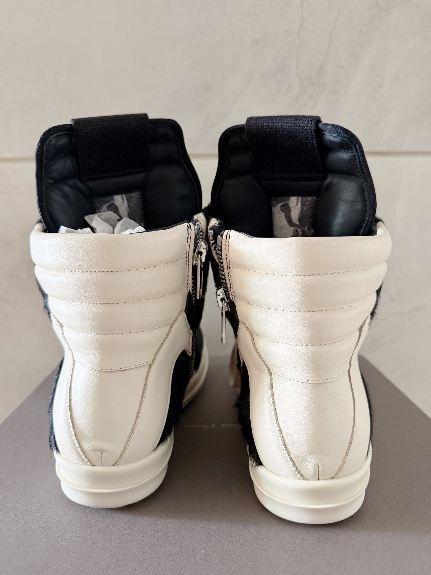 Rick Owens Rick Owens Horsehair Inverted Triangle High-Top Size US 7 / EU 40 - 7 Thumbnail