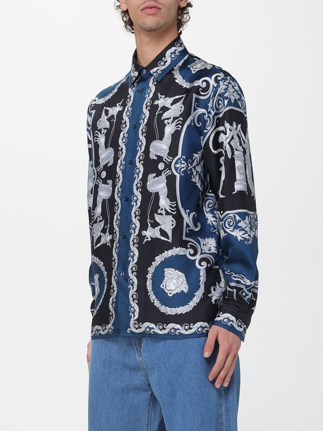 Versace Versace Shirt Men Multicolor Size US M / EU 48-50 / 2 - 4 Thumbnail