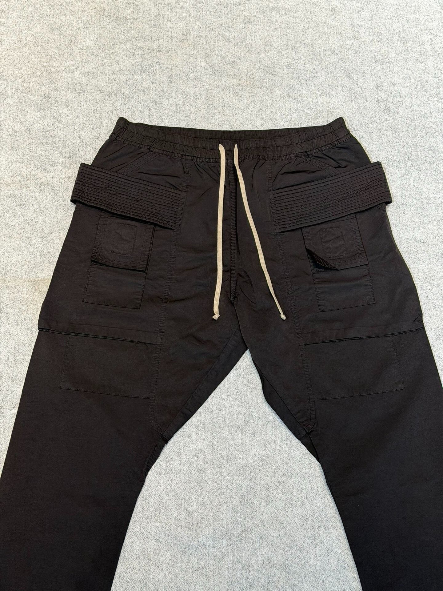 Rick Owens Drkshdw Rick Owens DRKSHDW Drawstring Drop-Crotch Pants Size US 28 / EU 44 - 2 Thumbnail