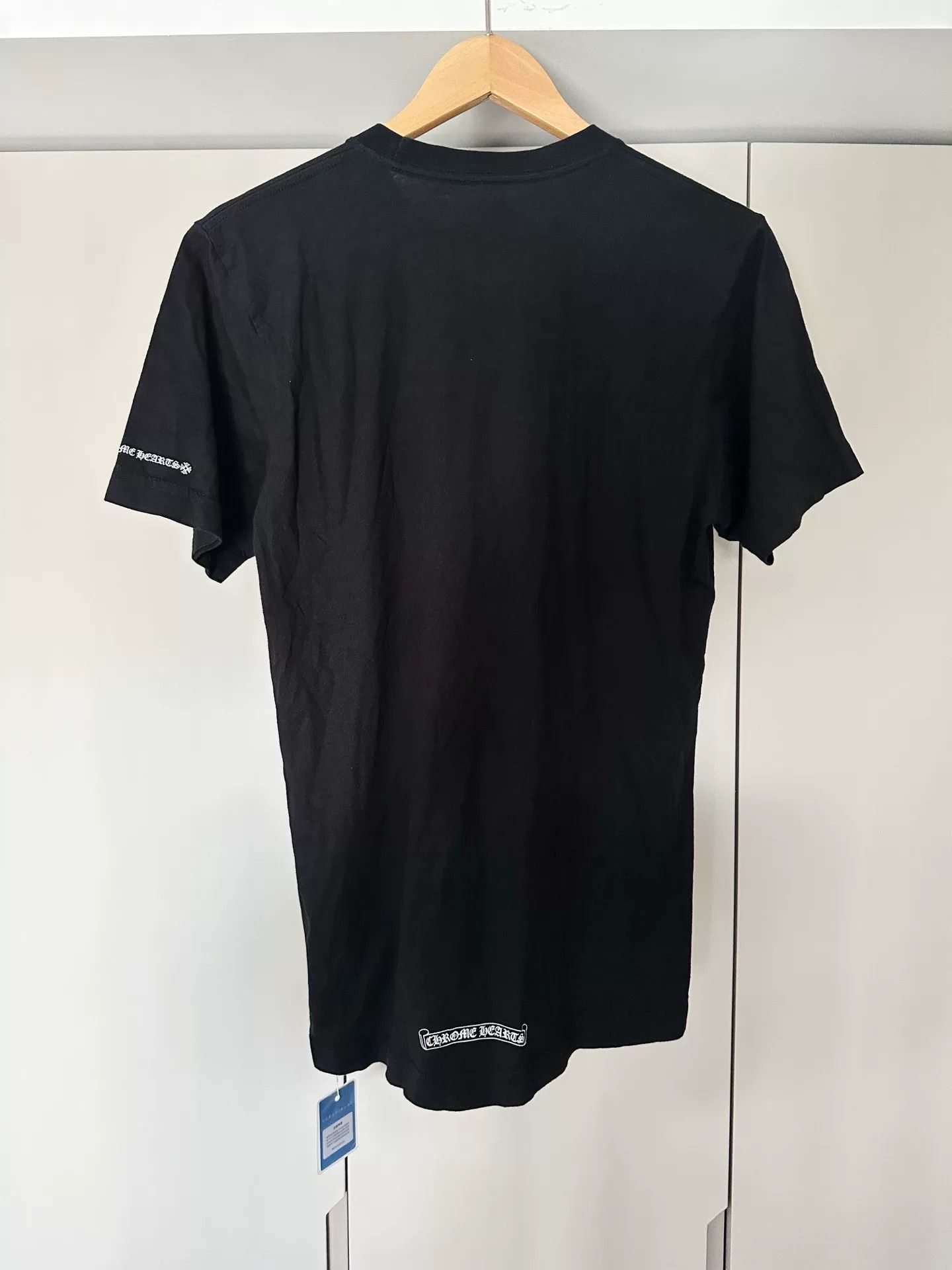 Chrome Hearts Chrome Hearts Black Short - Sleeve Tee Size US M / EU 48-50 / 2 - 2 Thumbnail