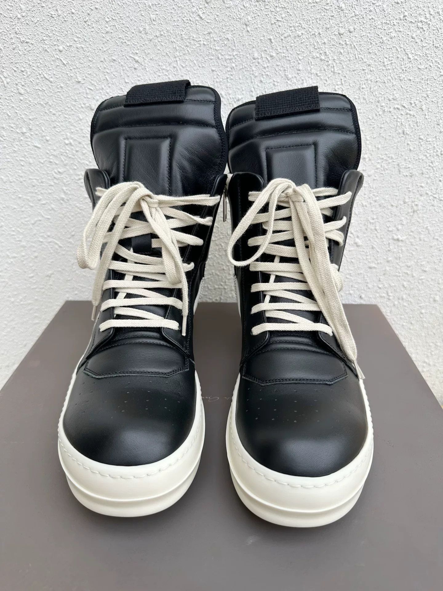 Rick Owens Rick Owens Inverted Triangle Black White Calf Size US 7 / EU 40 - 3 Thumbnail