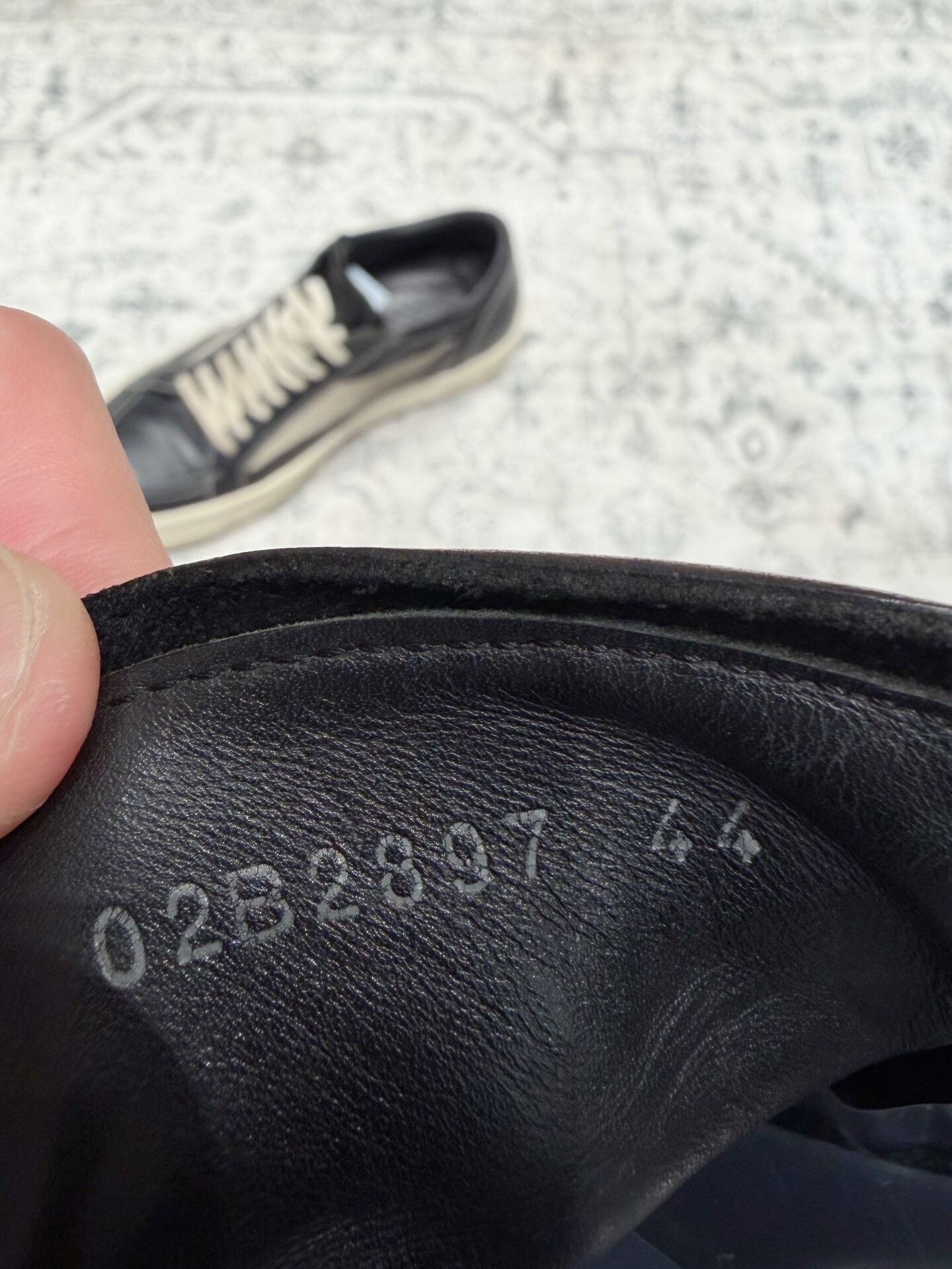 Rick Owens Rick Owens Leather Low-Top Sneakers Size US 10 / EU 43 - 6 Thumbnail