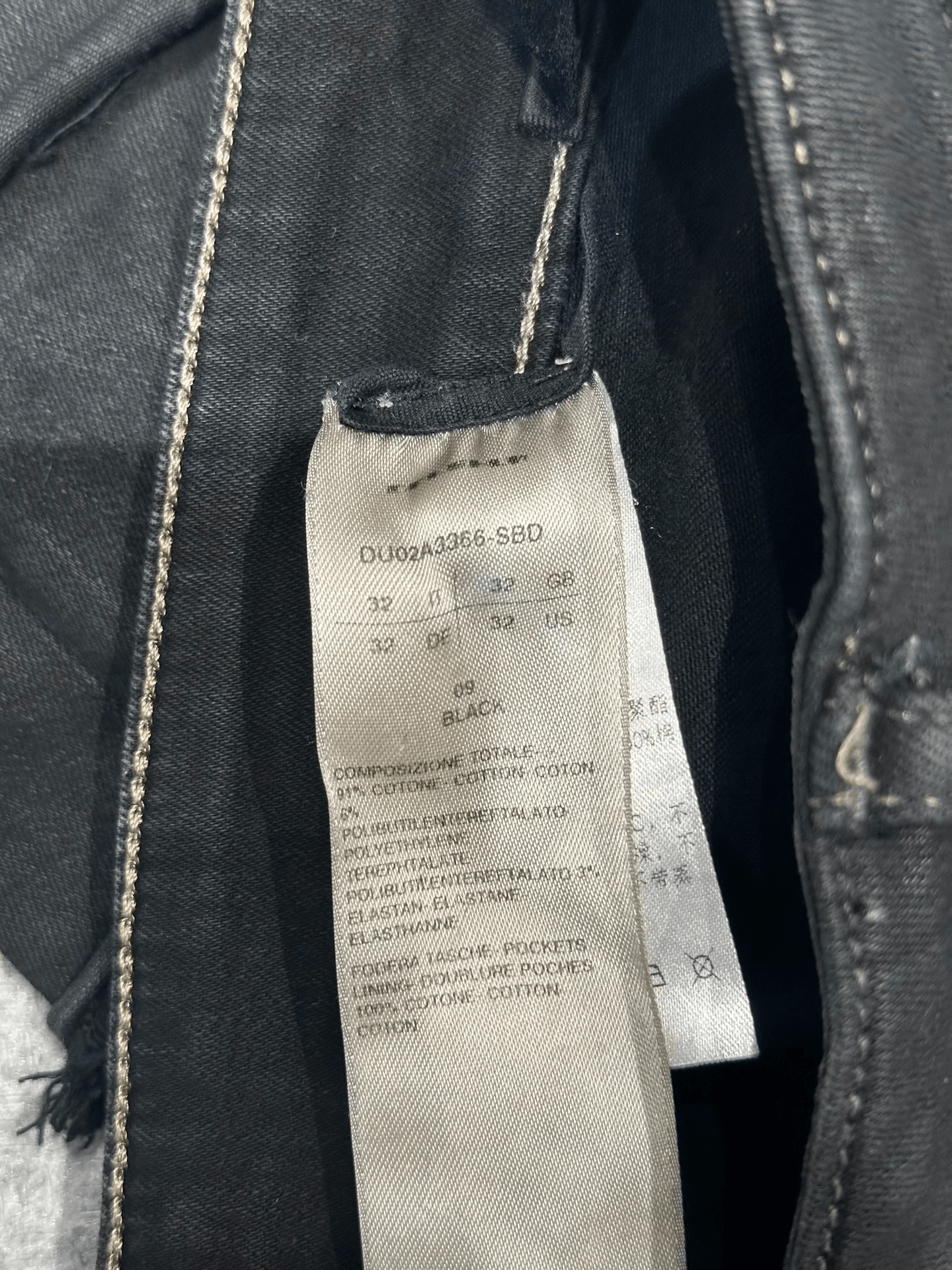Rick Owens Drkshdw Rick Owens DRKSHDW Distressed Wax Pants Size US 32 / EU 48 - 7 Thumbnail
