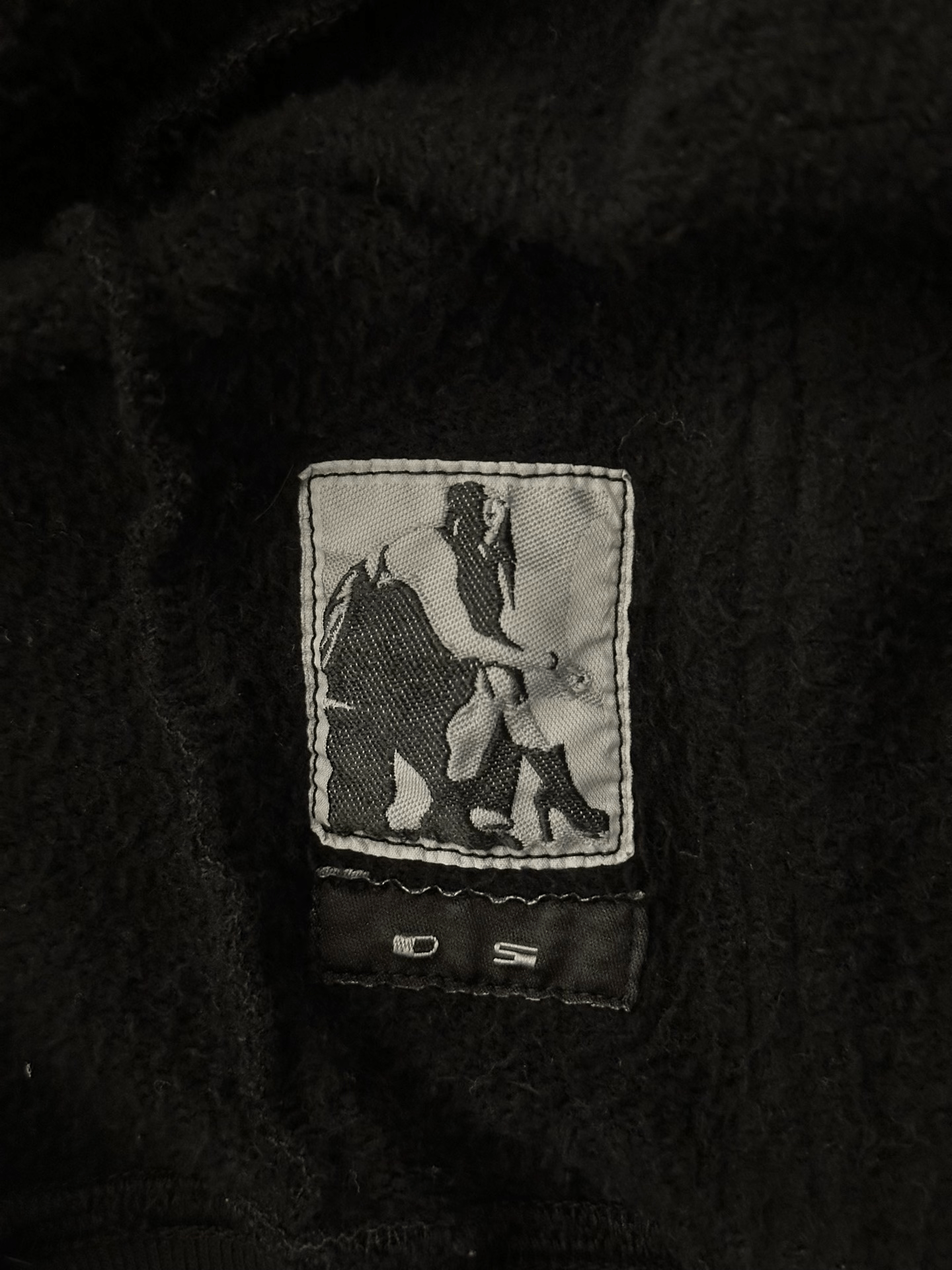 Rick Owens DRKSHDW Wizard Hat Leather Sleeve Coat