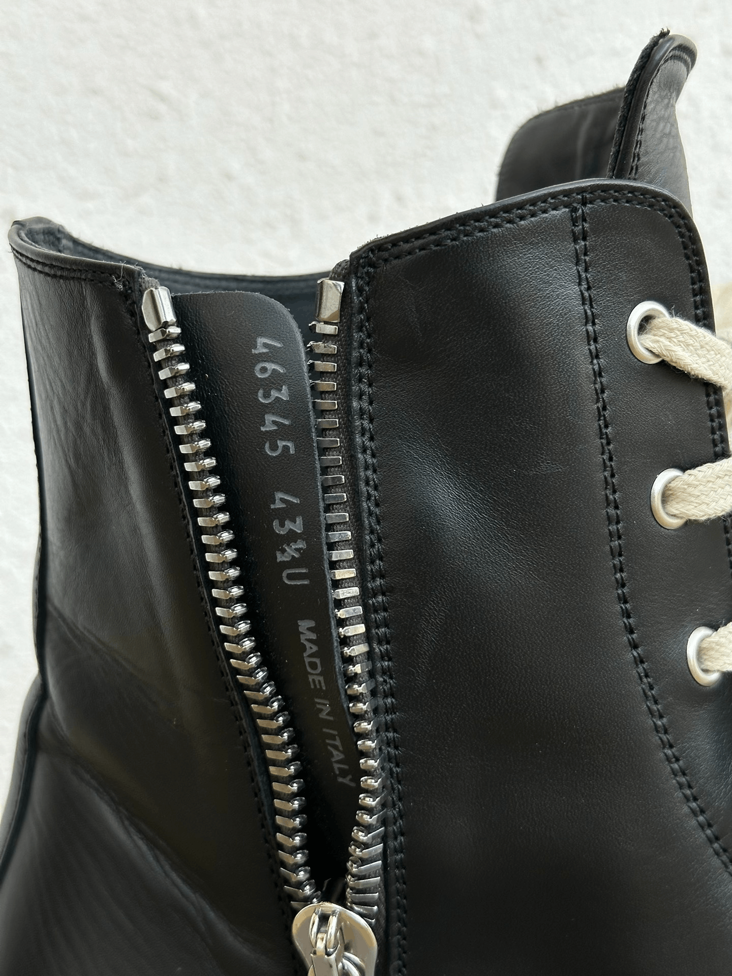 Rick Owens Rick Owens Leather High-Top Sneakers Size US 10.5 / EU 43-44 - 8 Thumbnail