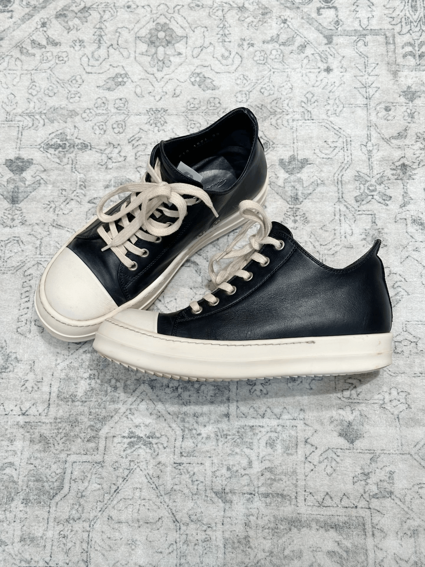 Rick Owens Rick Owens Main Line Low-Top Cow Leather Size US 7 / IT 37 - 5 Thumbnail