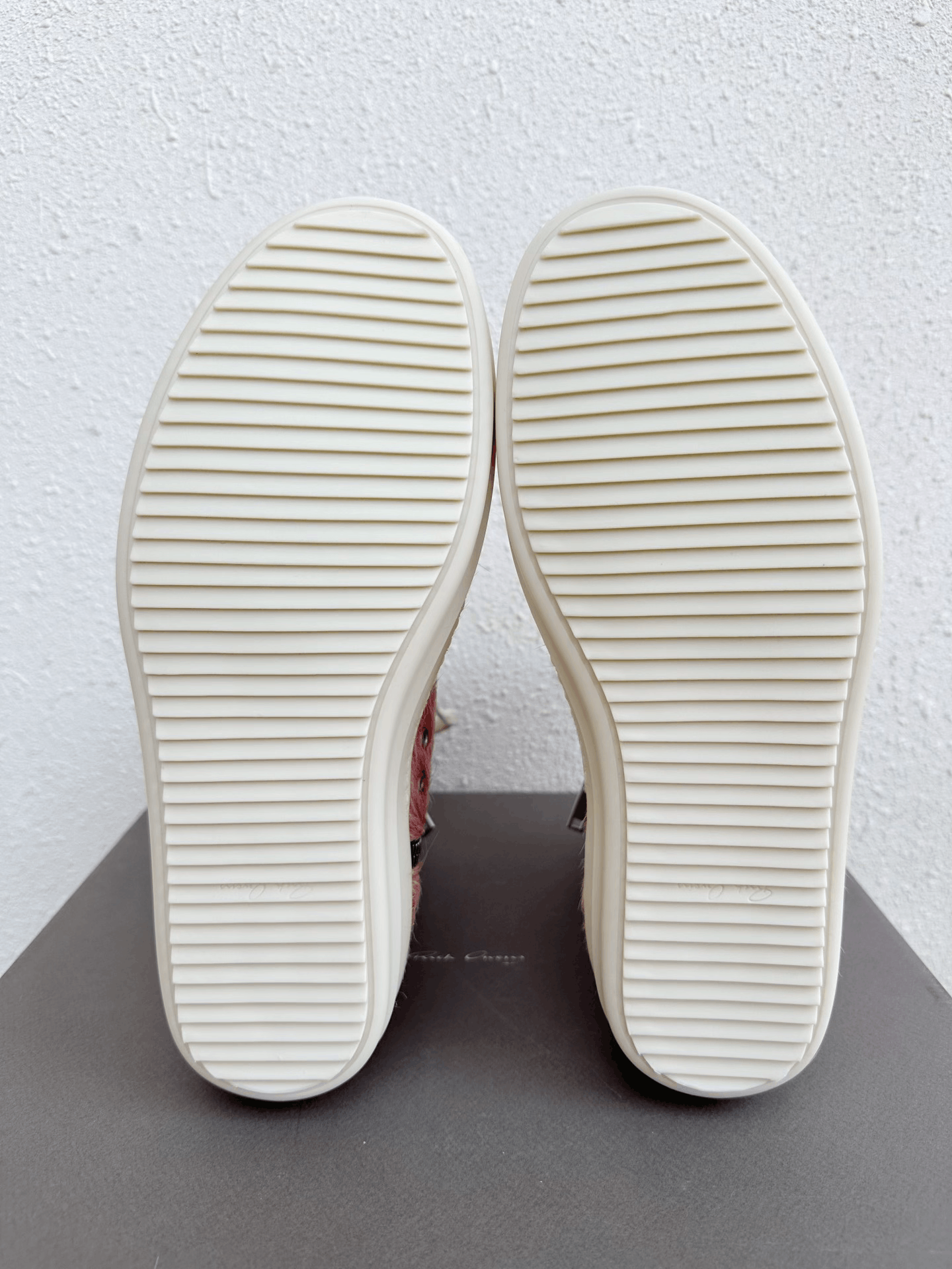 Rick Owens Rick Owens Pink Horsehair Main Line Sneakers Size US 9 / EU 42 - 8 Thumbnail