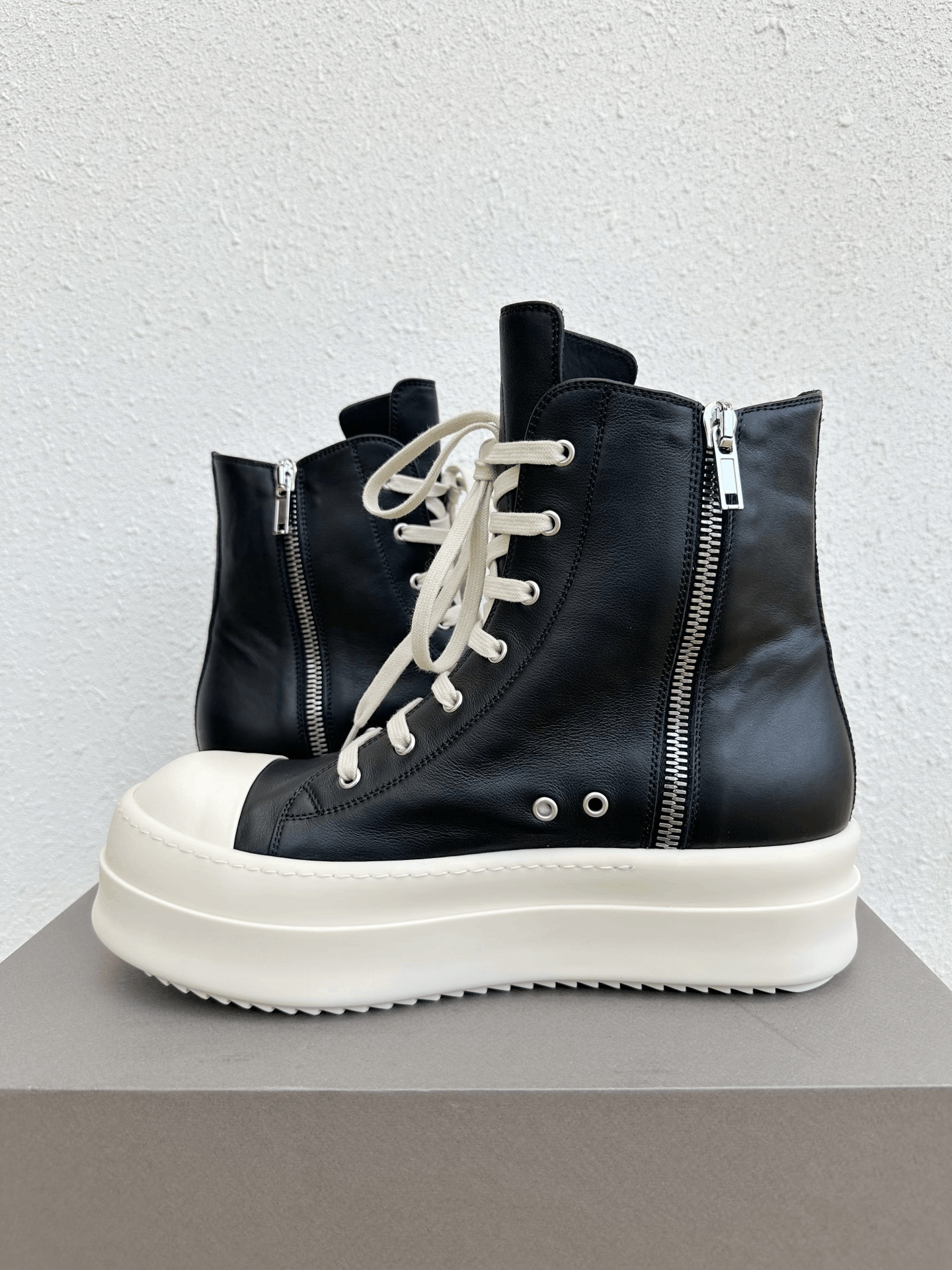 Rick Owens Rick Owens Thick Sole Leather Sneakers Size US 10 / EU 43 - 5 Thumbnail