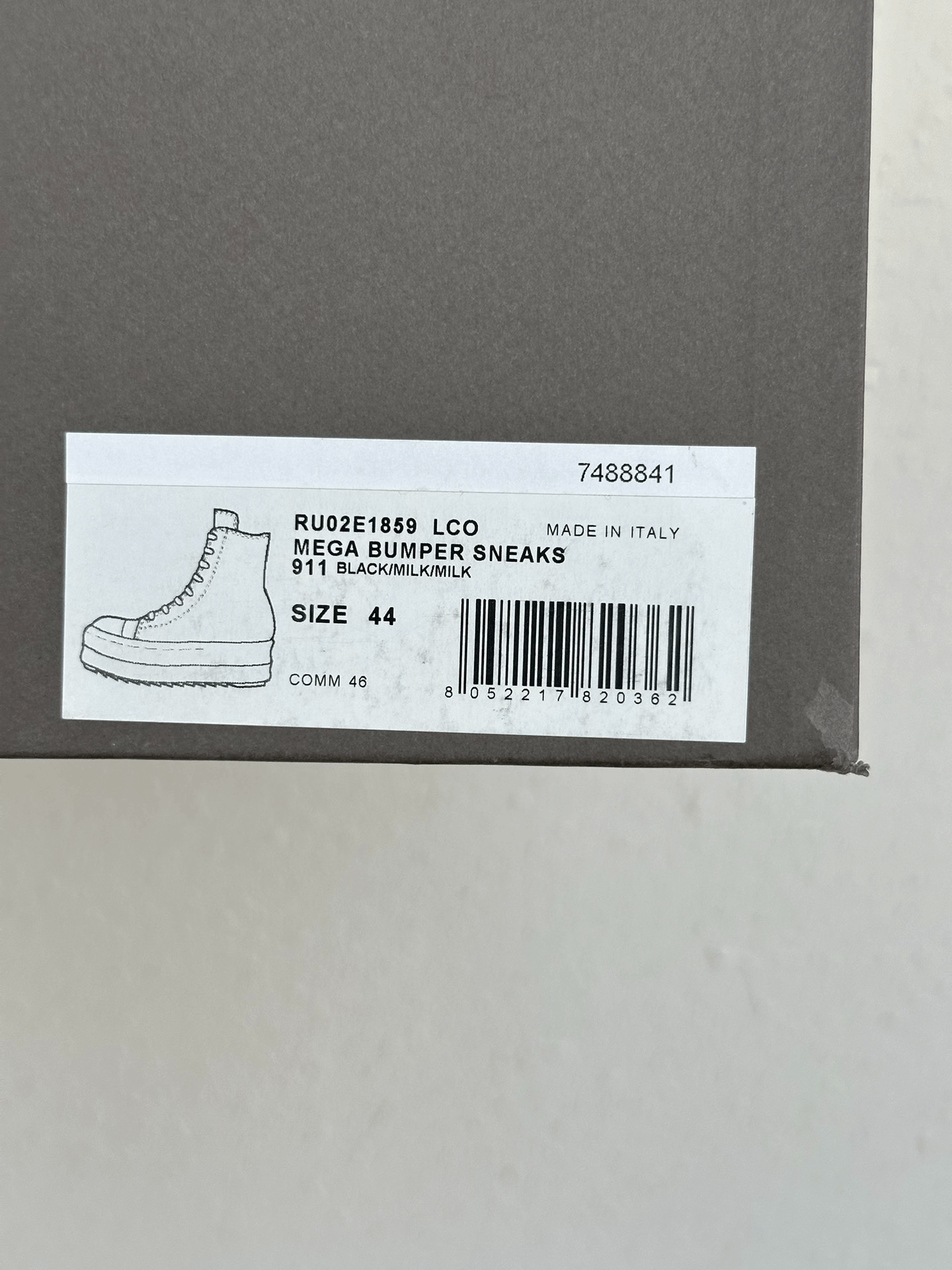 Rick Owens Rick Owens Thick Sole Leather Sneakers Size US 10 / EU 43 - 9 Thumbnail
