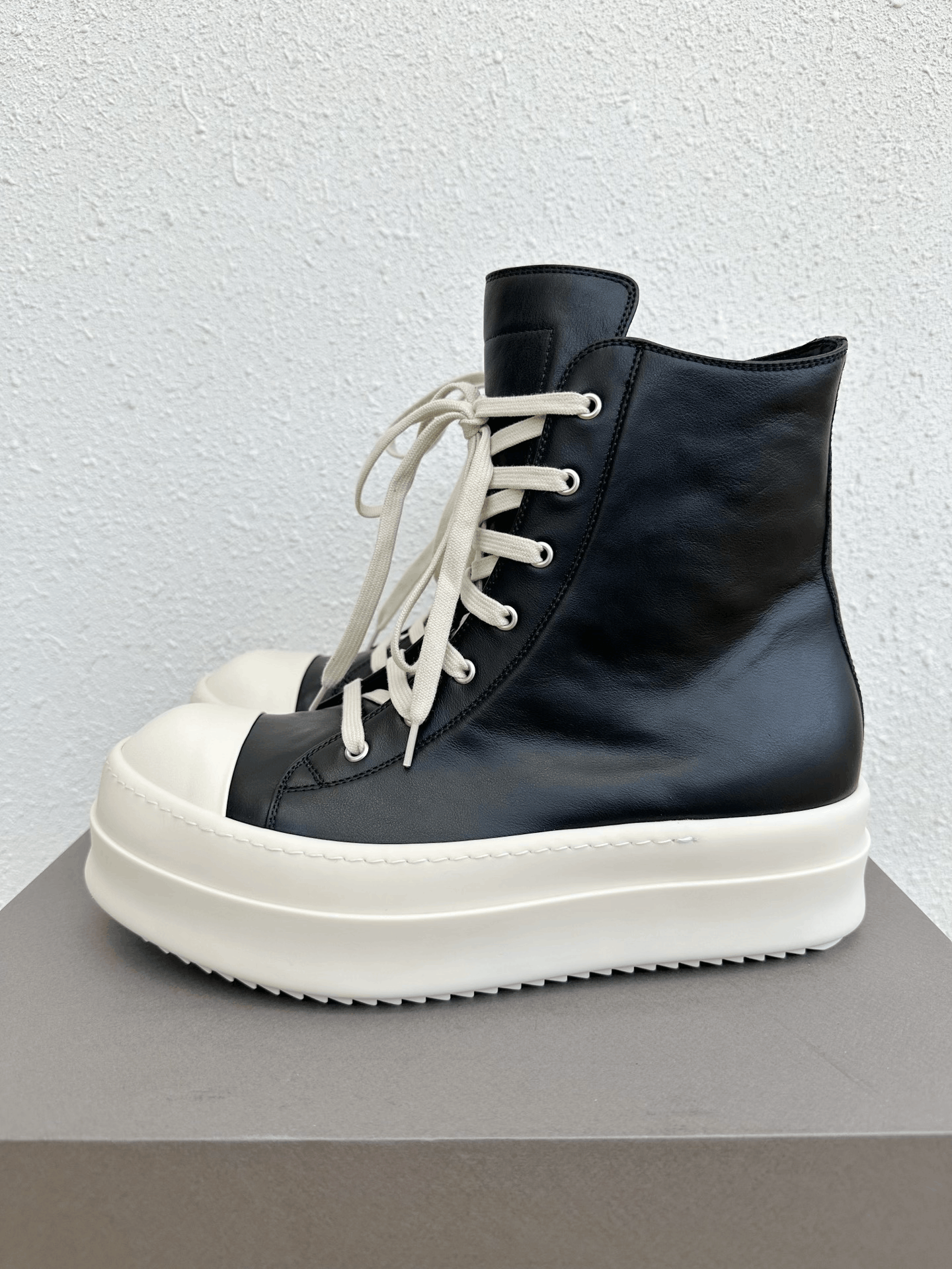 Rick Owens Rick Owens Thick Sole Leather Sneakers Size US 10 / EU 43 - 4 Thumbnail