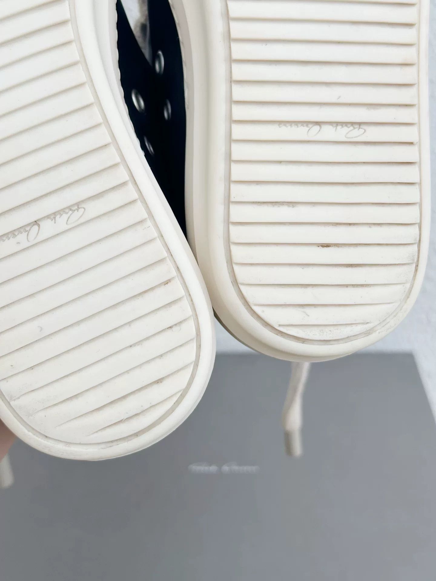 Rick Owens Rick Owens RO Leather Thick Lace Sneakers Size US 8 / EU 41 - 8 Thumbnail