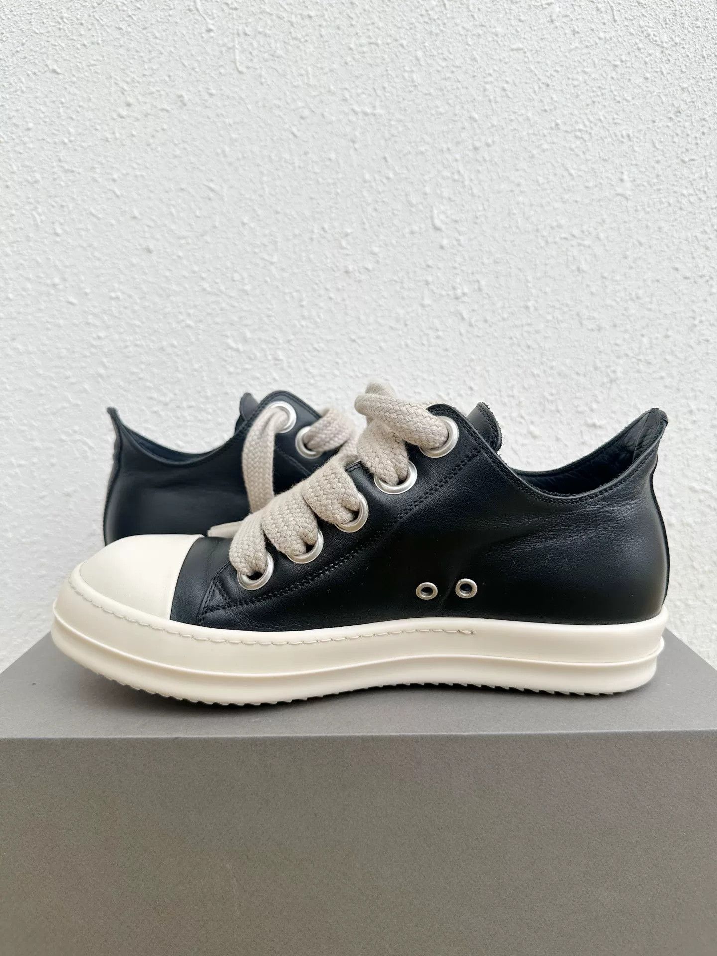 Rick Owens Rick Owens RO Leather Thick Lace Sneakers Size US 8 / EU 41 - 5 Thumbnail