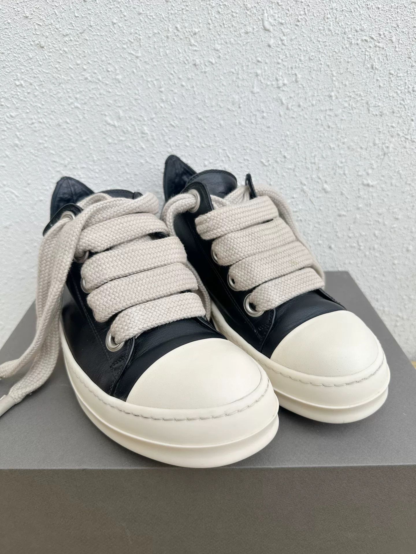 Rick Owens Rick Owens RO Leather Thick Lace Sneakers Size US 8 / EU 41 - 4 Thumbnail