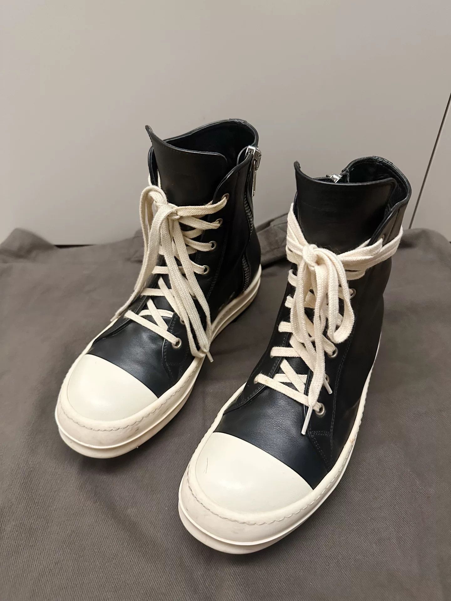 Rick Owens Rick Owens x Converse Leather High-Top Size US 7 / EU 40 - 7 Thumbnail