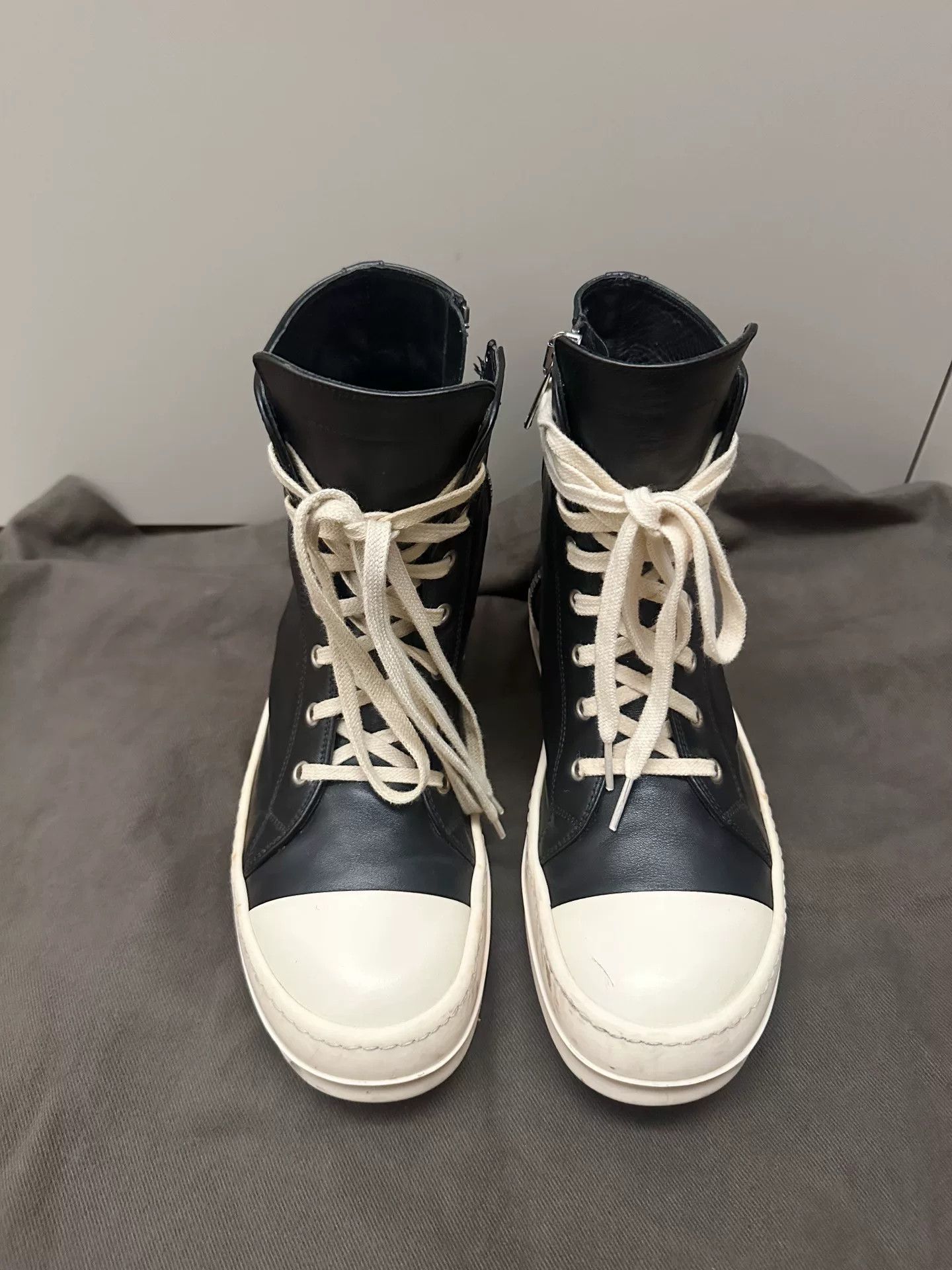Rick Owens Rick Owens x Converse Leather High-Top Size US 7 / EU 40 - 2 Thumbnail
