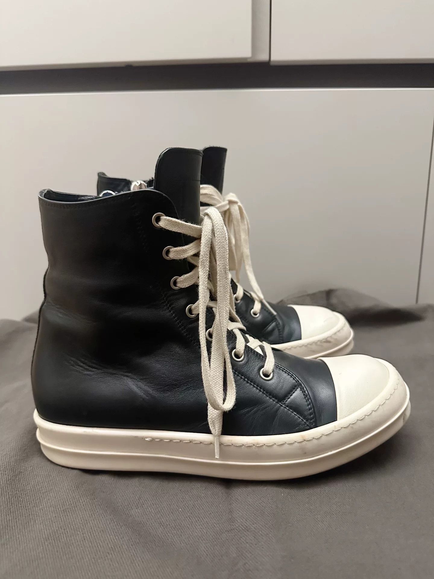 Rick Owens Rick Owens x Converse Leather High-Top Size US 7 / EU 40 - 5 Thumbnail
