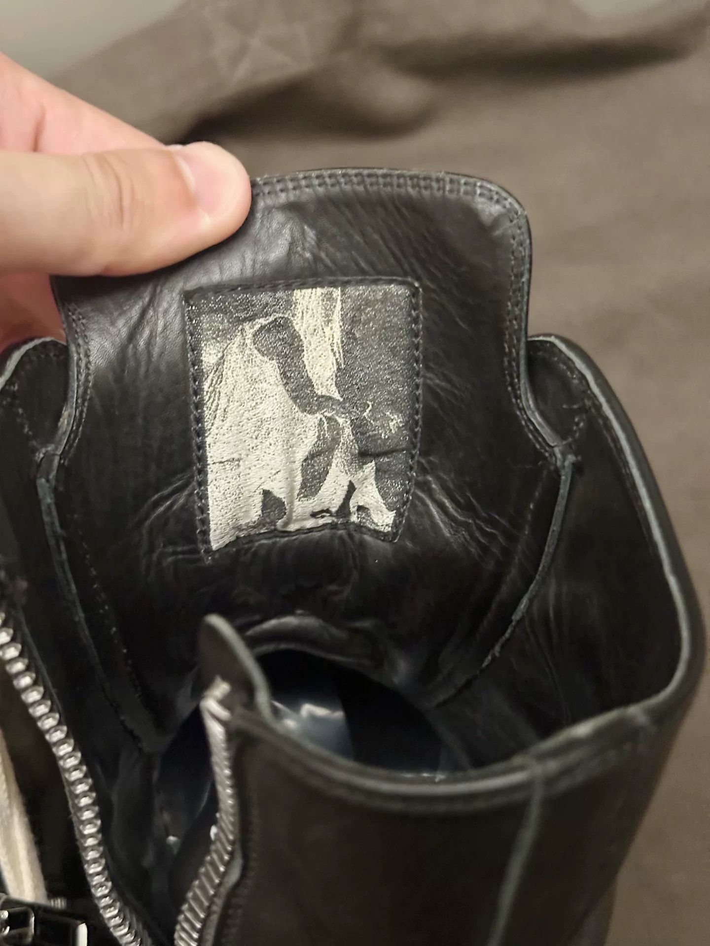 Rick Owens Rick Owens x Converse Leather High-Top Size US 7 / EU 40 - 3 Thumbnail
