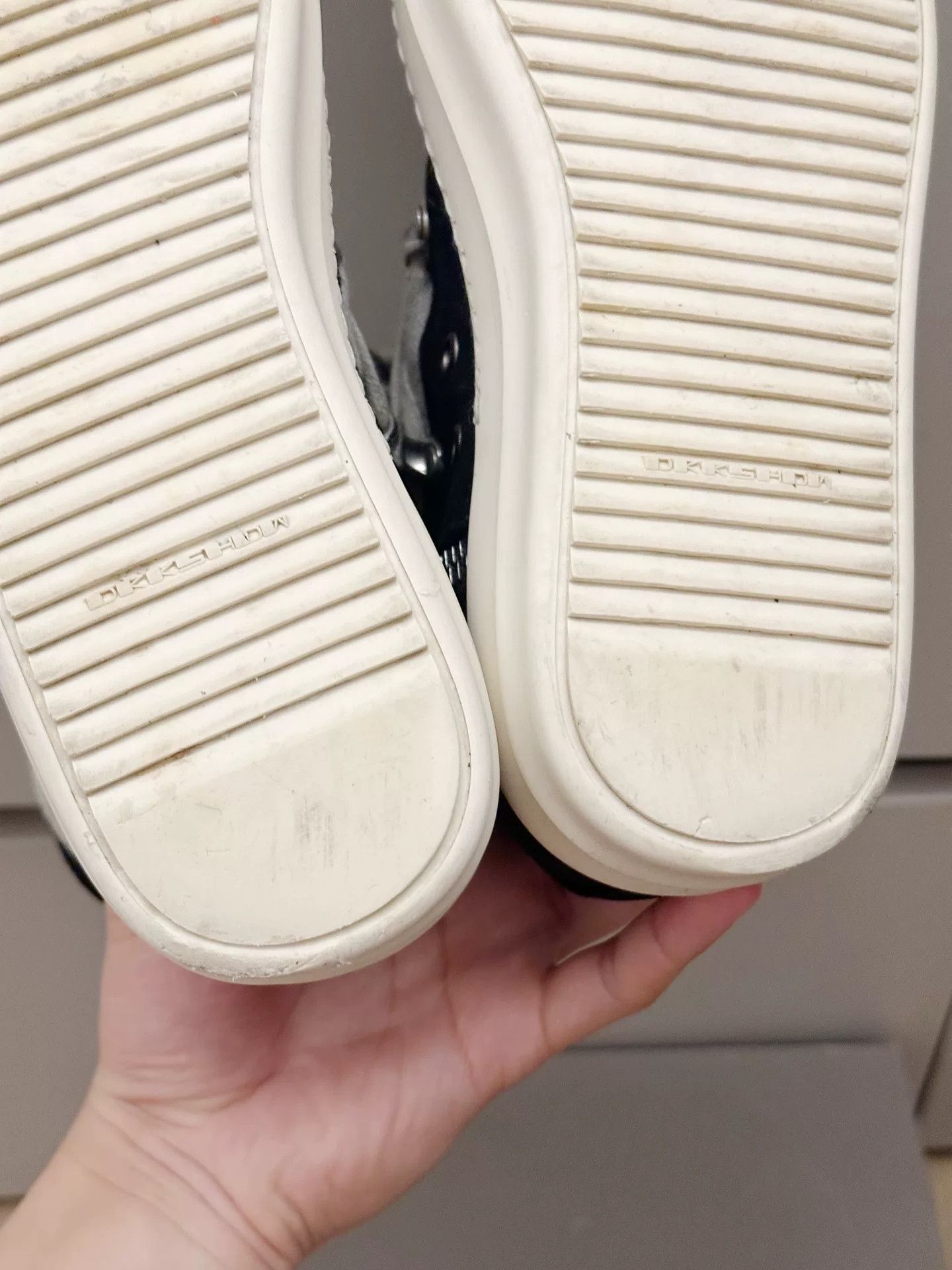 Rick Owens Drkshdw Rick Owens DRKSHDW High-Top Canvas Sneakers Size US 7 / EU 40 - 8 Thumbnail