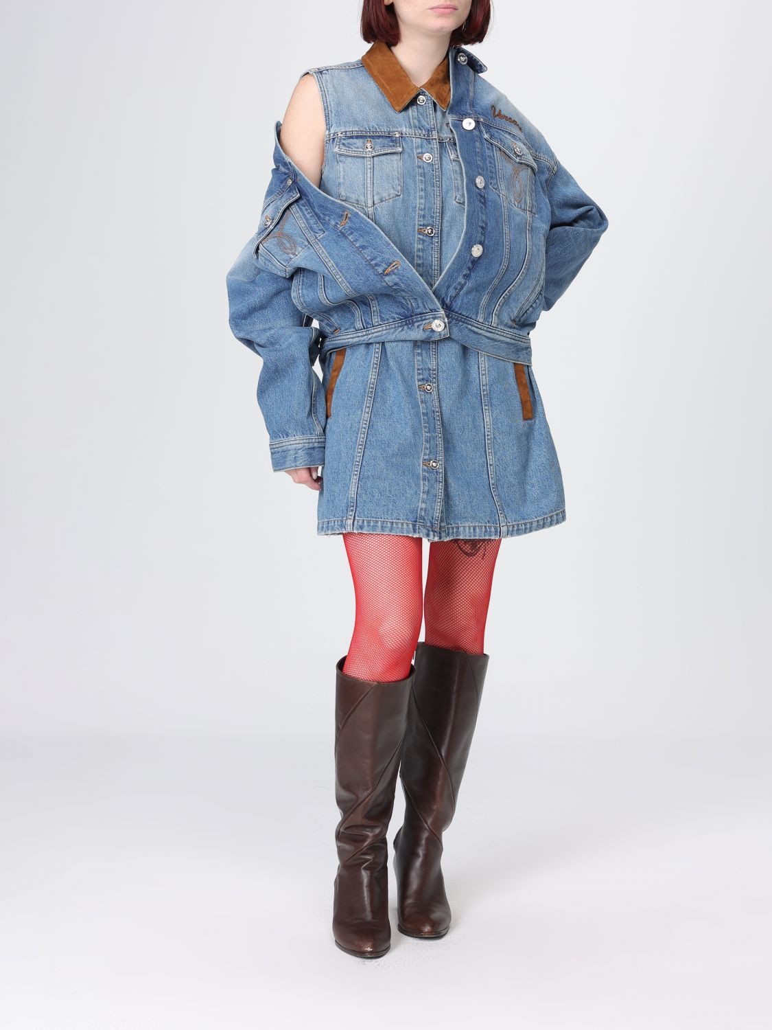 Versace Versace Jacket Woman Blue Size XS / US 0-2 / IT 36-38 - 2 Thumbnail