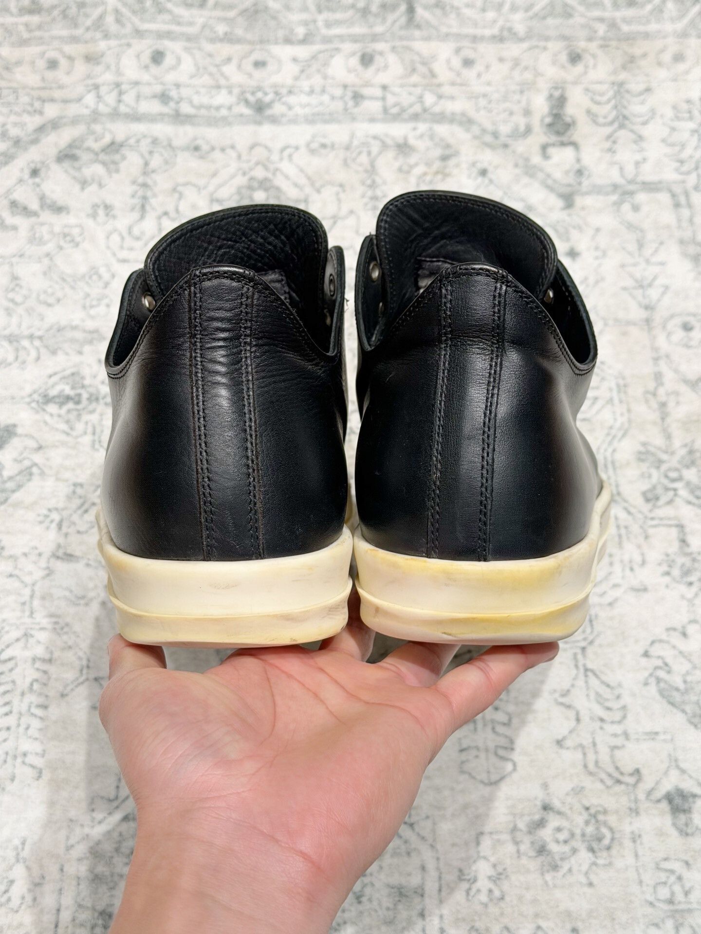 Rick Owens Rick Owens x Converse Leather Low Top Size US 10 / EU 43 - 6 Thumbnail