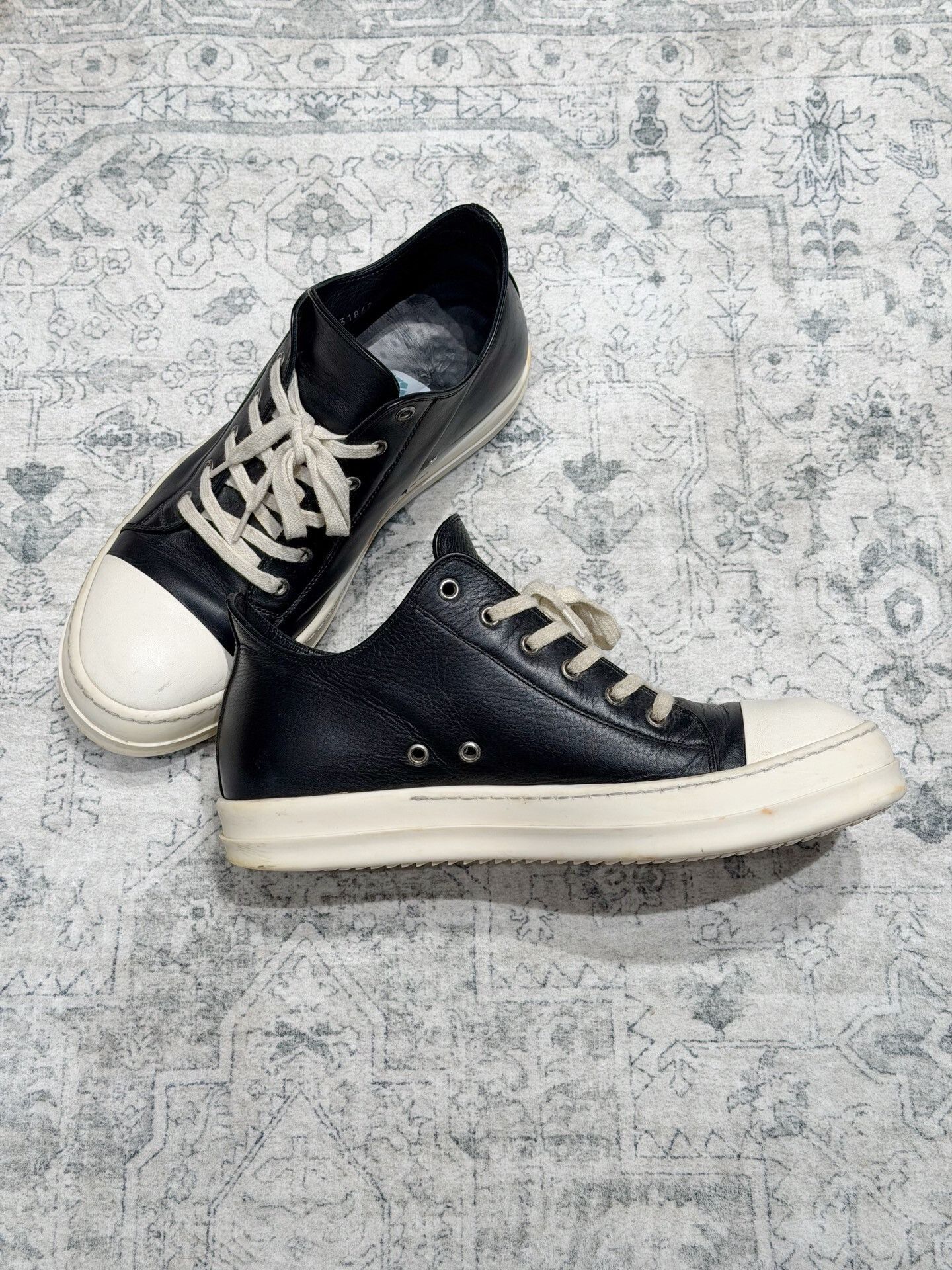 Rick Owens Rick Owens x Converse Leather Low Top Size US 10 / EU 43 - 5 Thumbnail