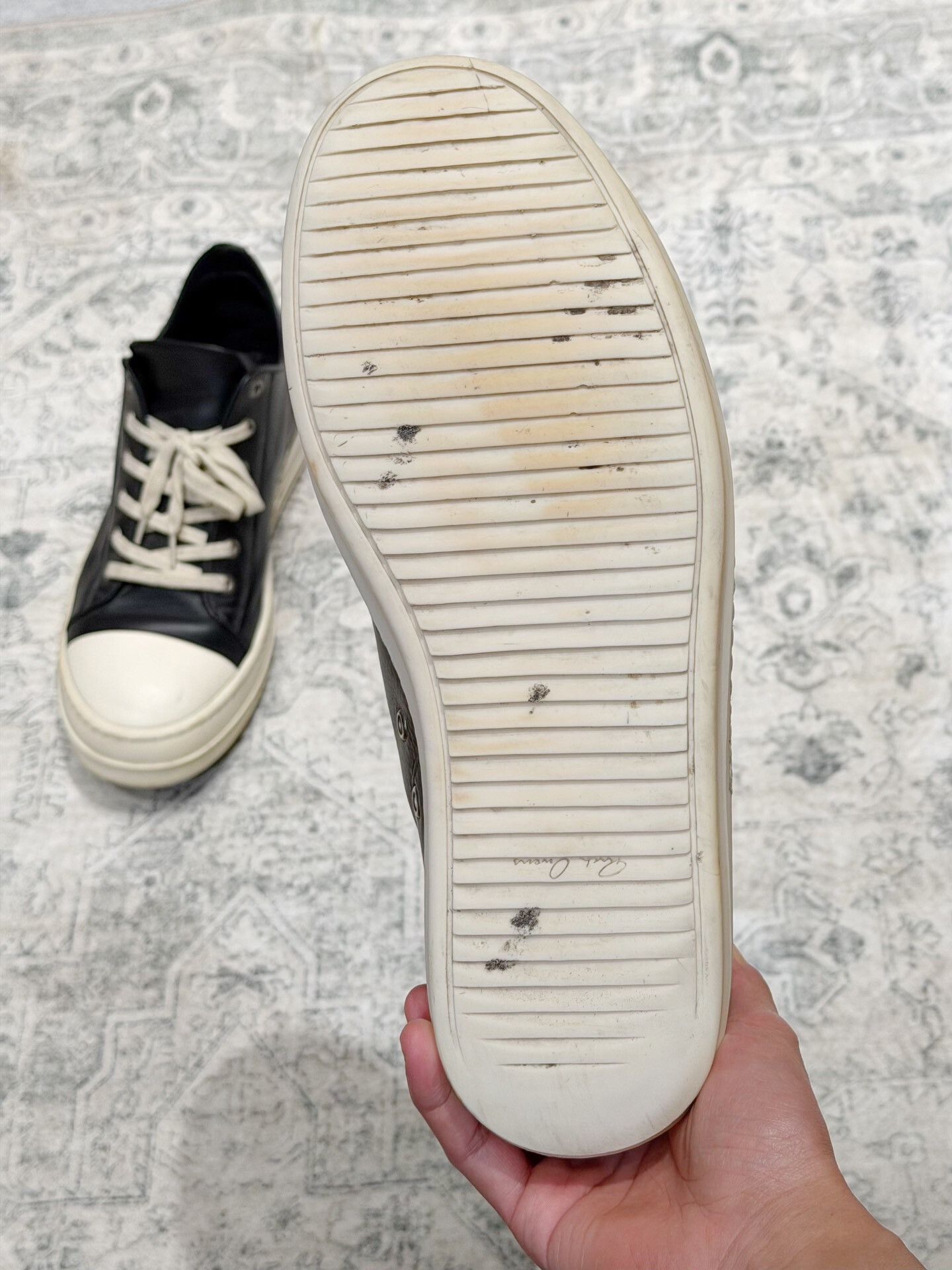 Rick Owens Rick Owens x Converse Leather Low Top Size US 10 / EU 43 - 9 Thumbnail