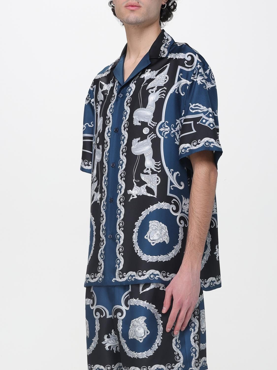 Versace Versace Shirt Men Blue Size US M / EU 48-50 / 2 - 4 Thumbnail