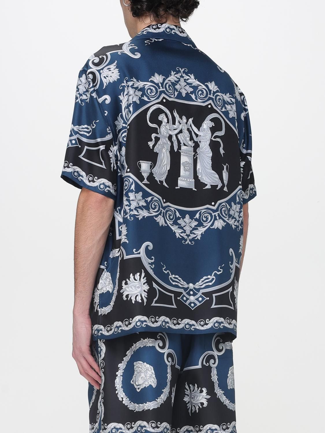 Versace Versace Shirt Men Blue Size US L / EU 52-54 / 3 - 3 Thumbnail