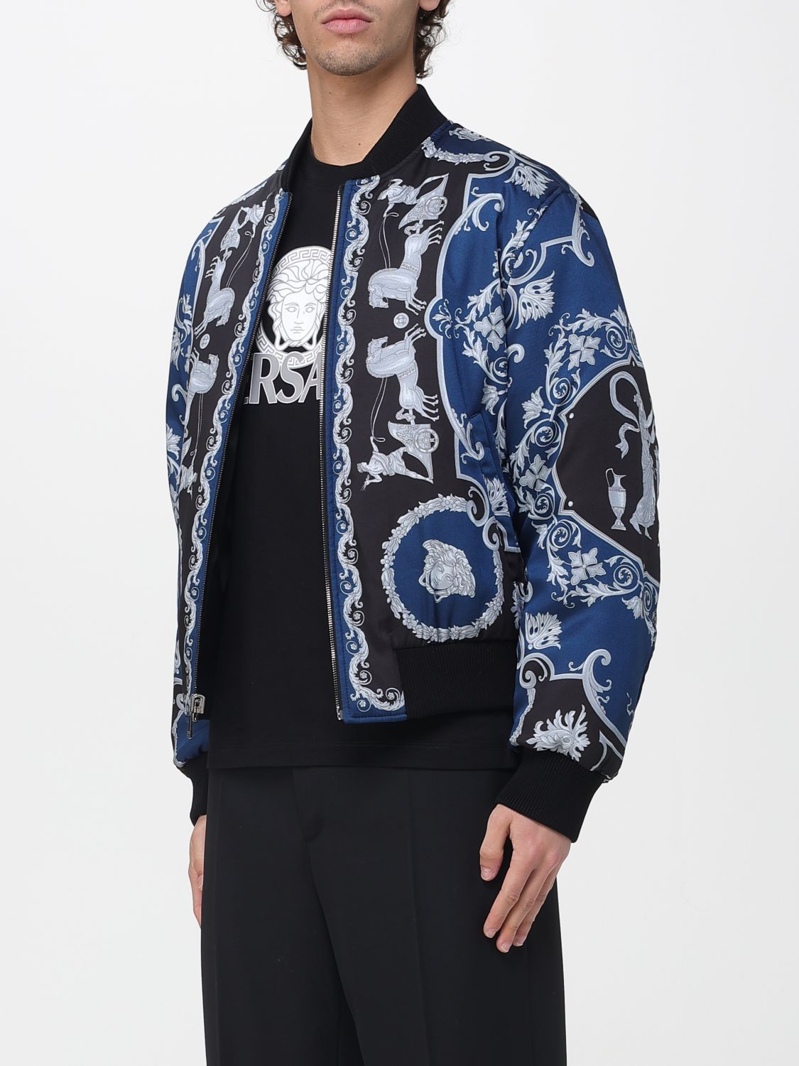 Versace Versace Jacket Men Black Size US L / EU 52-54 / 3 - 4 Thumbnail