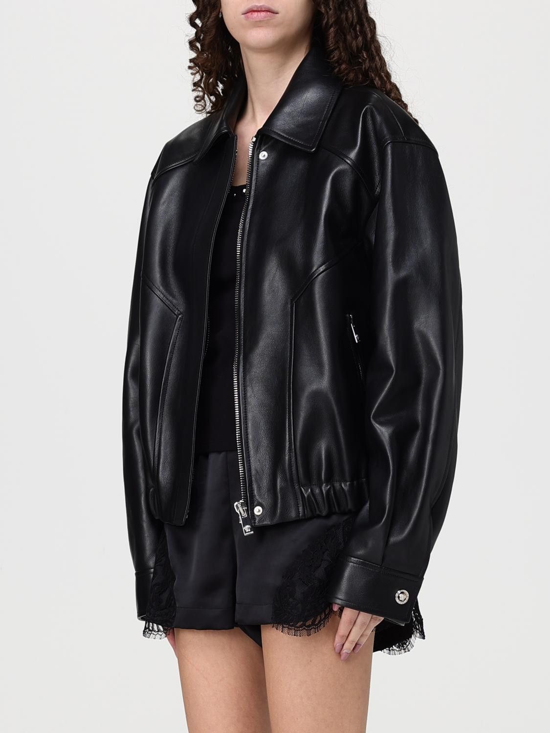 Versace Versace Jacket Woman Black Size XS / US 0-2 / IT 36-38 - 4 Thumbnail