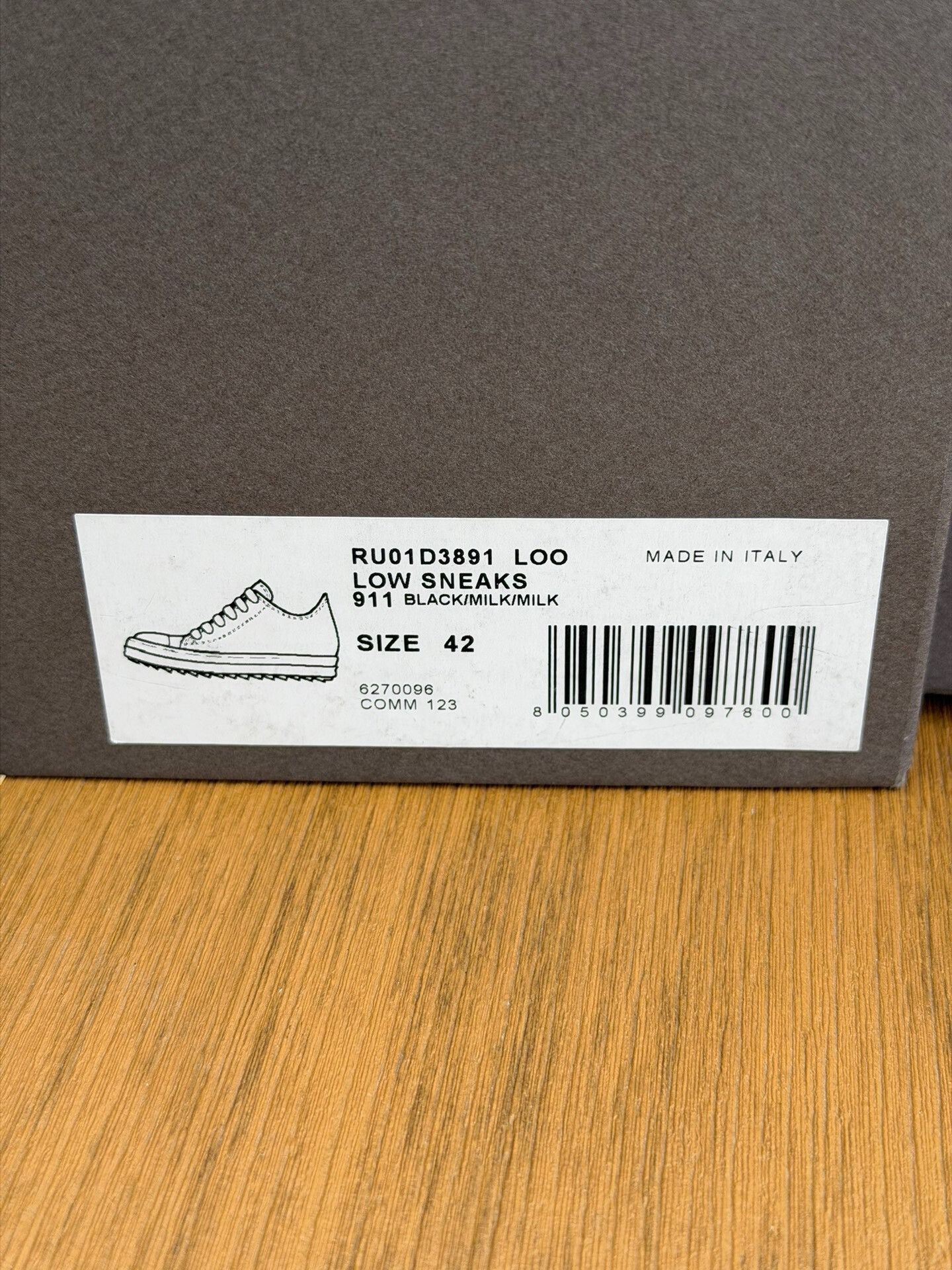 Rick Owens Rick Owens RO Low-Top Leather Shoes Size US 9 / EU 42 - 9 Thumbnail