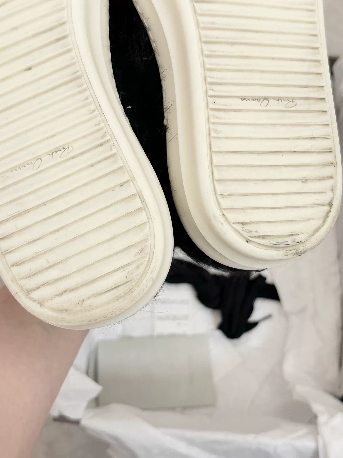 Rick Owens Rick Owens Horse Hair Low-Top Sneakers Size US 7 / EU 40 - 6 Thumbnail