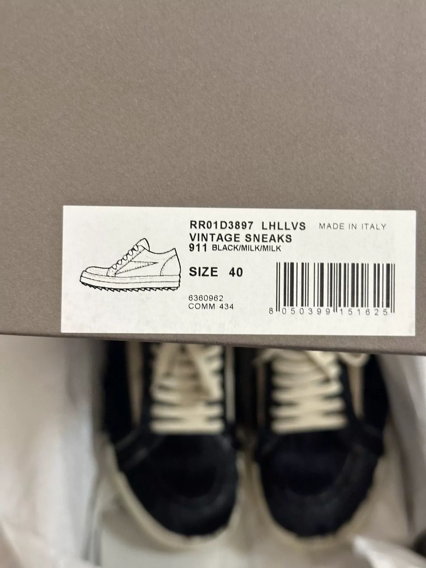 Rick Owens Rick Owens Horse Hair Low-Top Sneakers Size US 7 / EU 40 - 8 Thumbnail