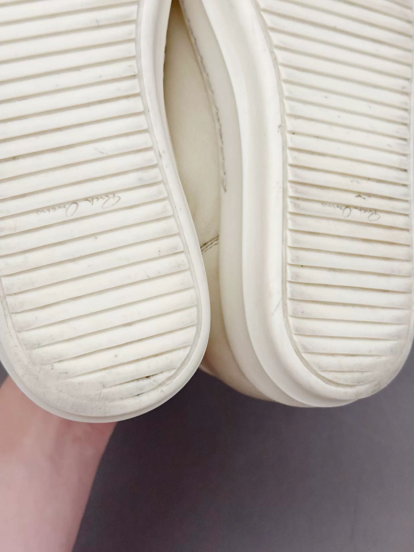 Rick Owens Rick Owens White Milk Low-Top Sneakers Size US 7 / EU 40 - 7 Thumbnail