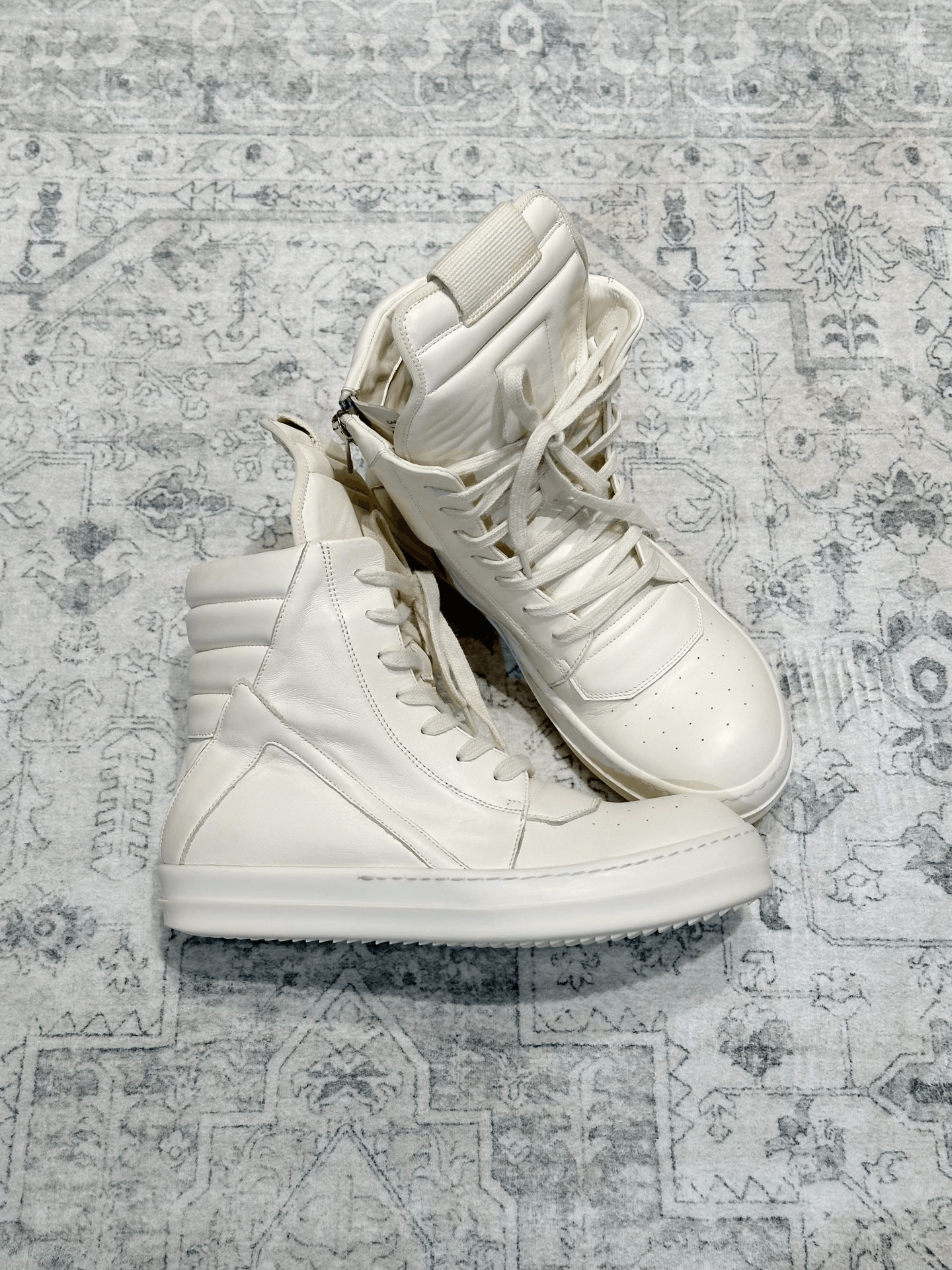 Rick Owens Rick Owens Milk White Inverted Triangle New Size US 7 / EU 40 - 4 Thumbnail