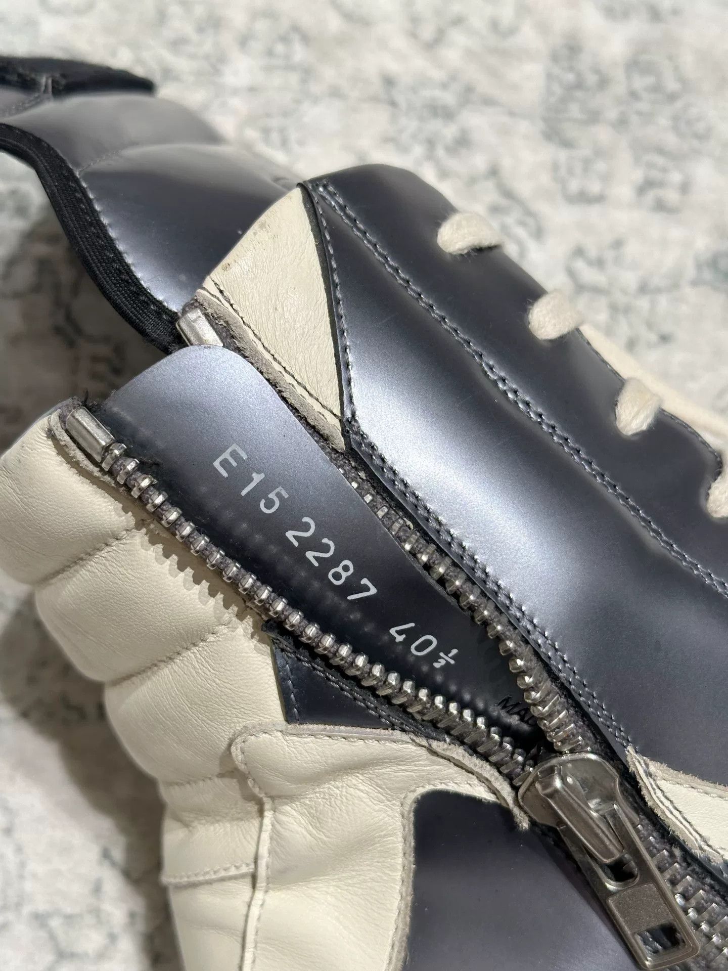 Rick Owens Rick Owens Silver Mirror High-Top Runway Size US 7.5 / EU 40-41 - 7 Thumbnail