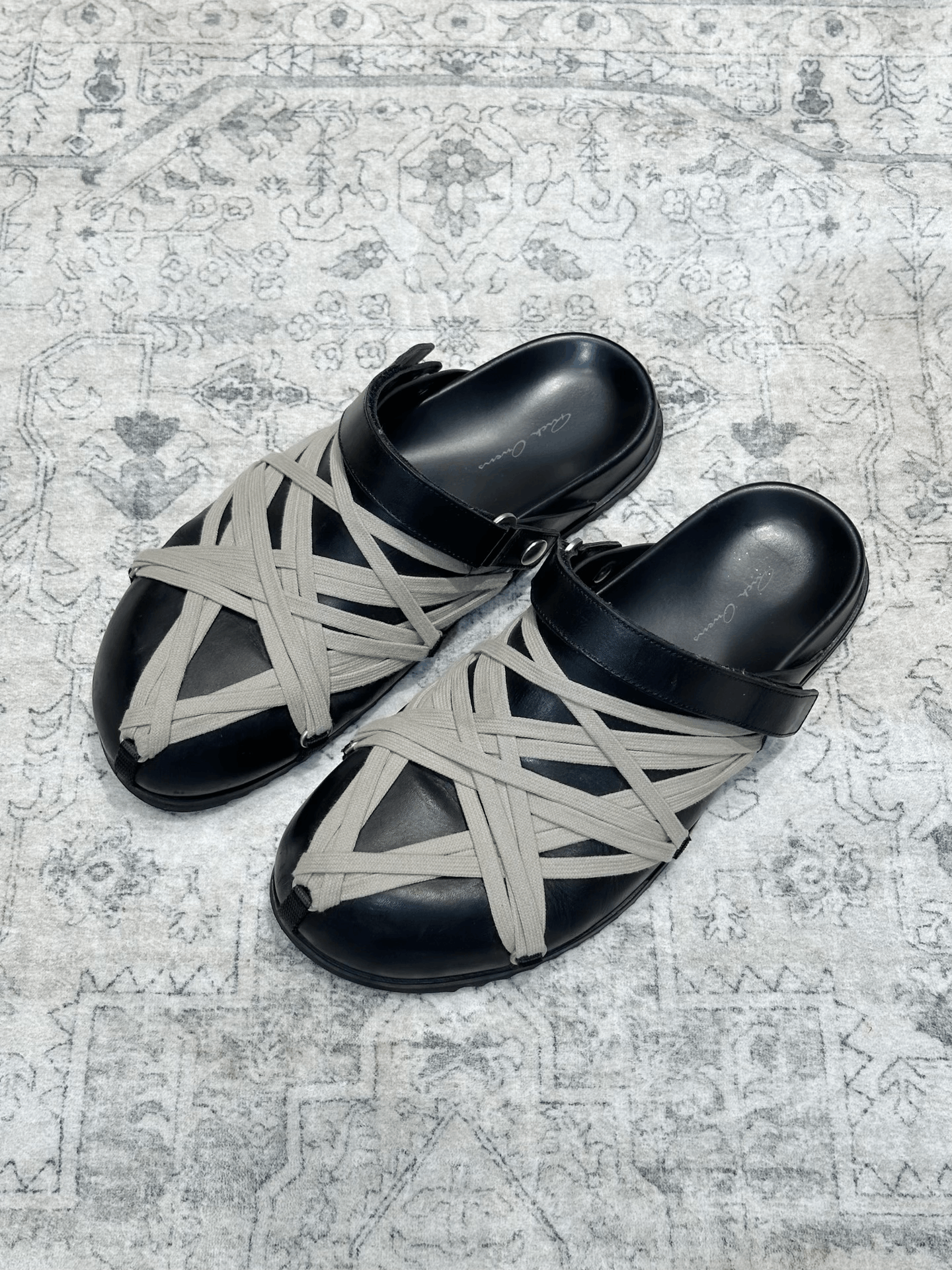 Rick Owens Rick Owens Birkenstock Leather Strap Sandals Size US 9 / EU 42 - 3 Thumbnail