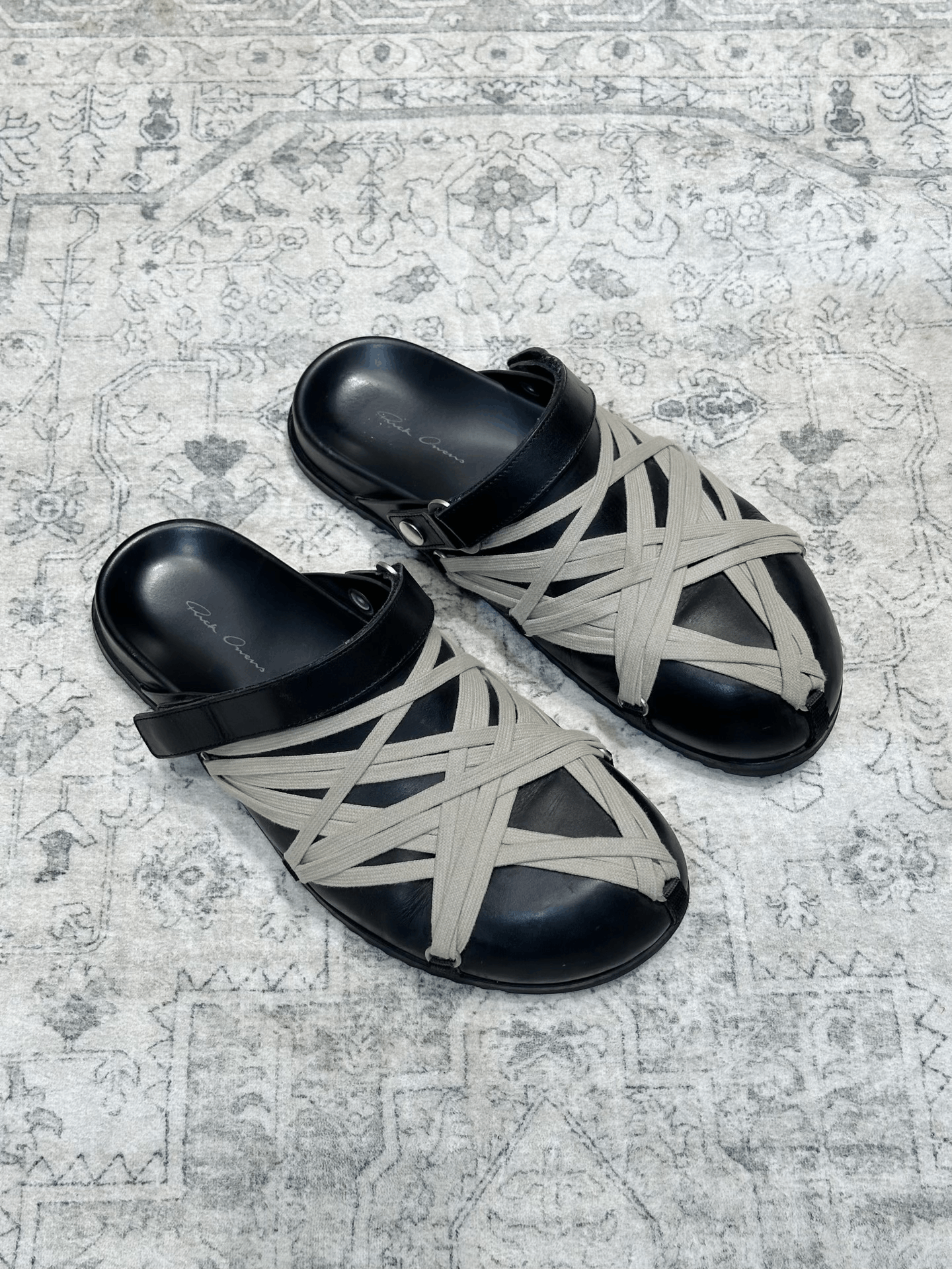 Rick Owens Rick Owens Birkenstock Leather Strap Sandals Size US 9 / EU 42 - 2 Thumbnail