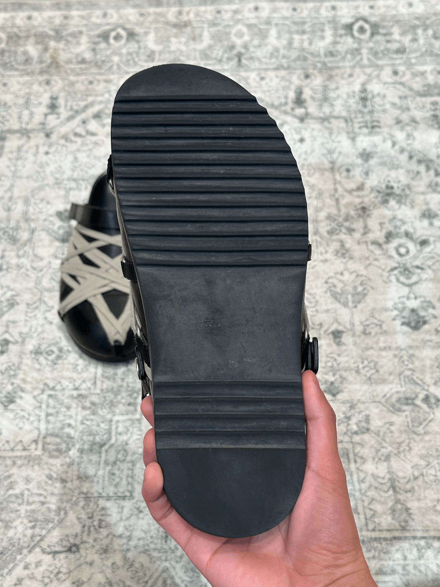 Rick Owens Rick Owens Birkenstock Leather Strap Sandals Size US 9 / EU 42 - 6 Thumbnail