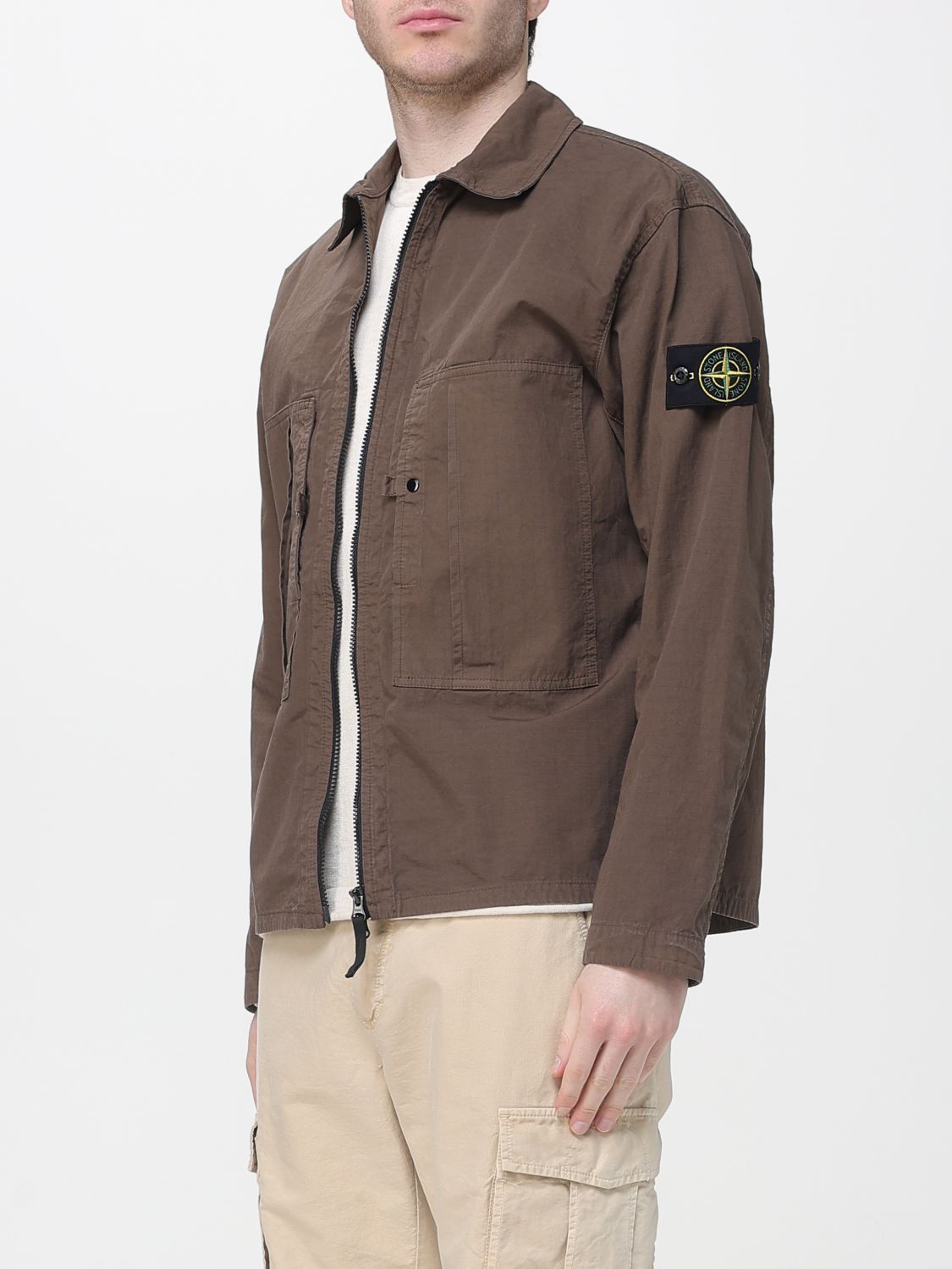 Stone Island Stone Island Jacket Men Beige Size US L / EU 52-54 / 3 - 3 Thumbnail