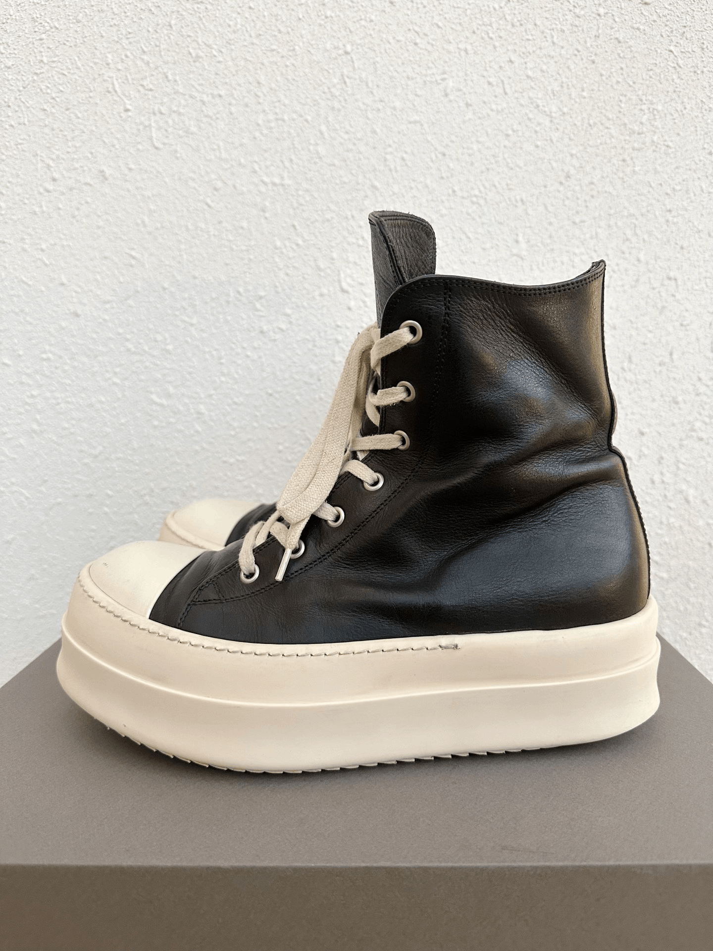Rick Owens Rick Owens Thick Sole Leather High-Top Size US 8 / EU 41 - 4 Thumbnail