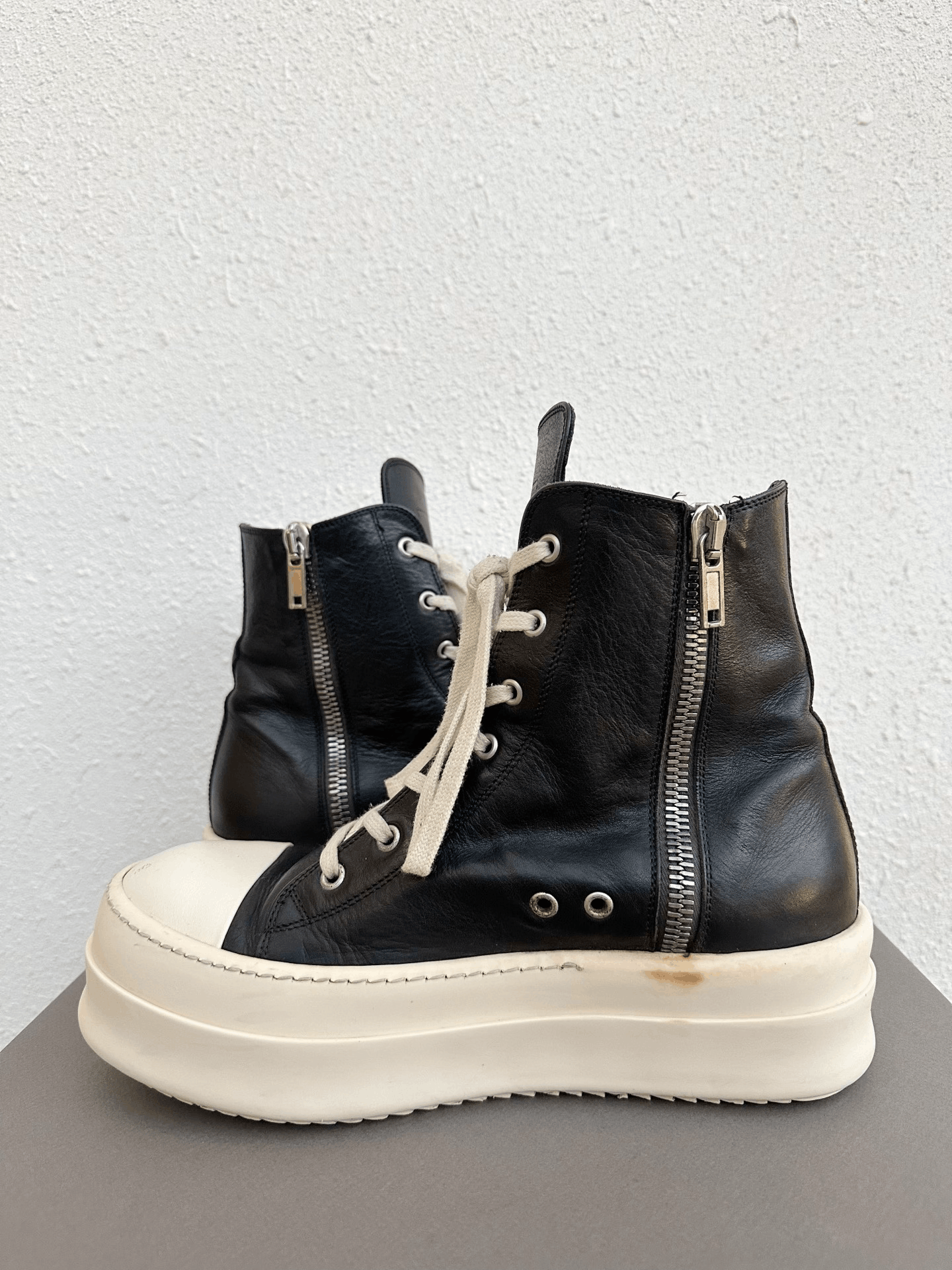 Rick Owens Rick Owens Thick Sole Leather High-Top Size US 8 / EU 41 - 5 Thumbnail