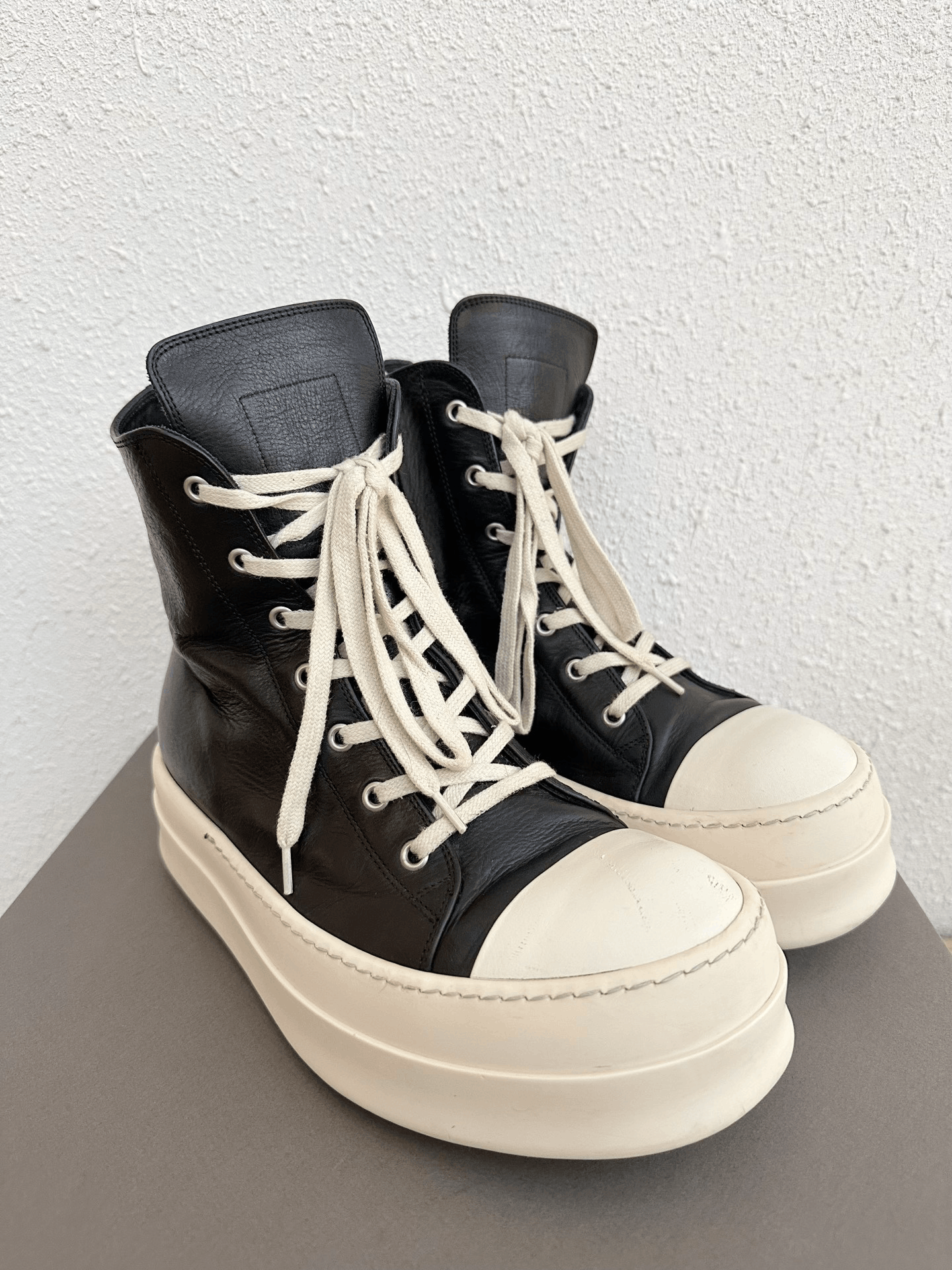 Rick Owens Rick Owens Thick Sole Leather High-Top Size US 8 / EU 41 - 2 Thumbnail