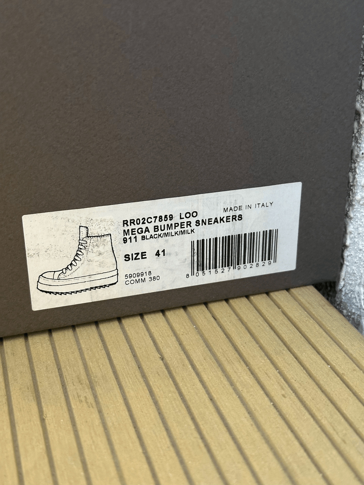 Rick Owens Rick Owens Thick Sole Leather High-Top Size US 8 / EU 41 - 9 Thumbnail