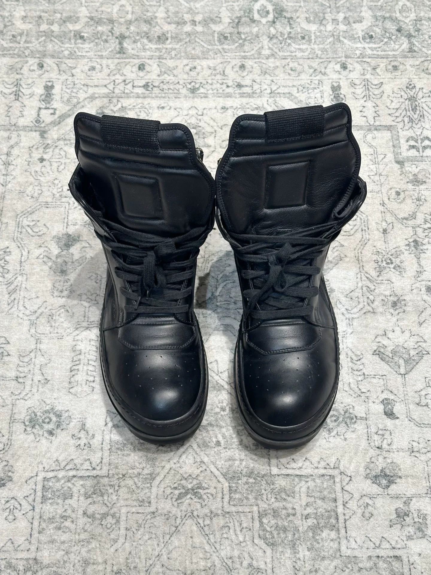 Rick Owens Rick Owens Inverted Triangle Black Leather Size US 8 / EU 41 - 2 Thumbnail