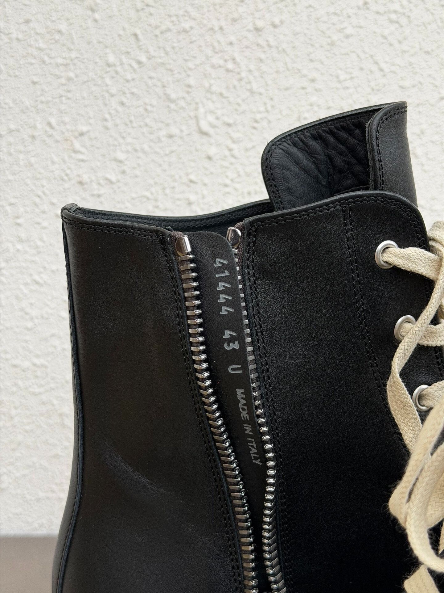 Rick Owens Rick Owens High-Top Leather Sneakers Size US 10 / EU 43 - 7 Thumbnail