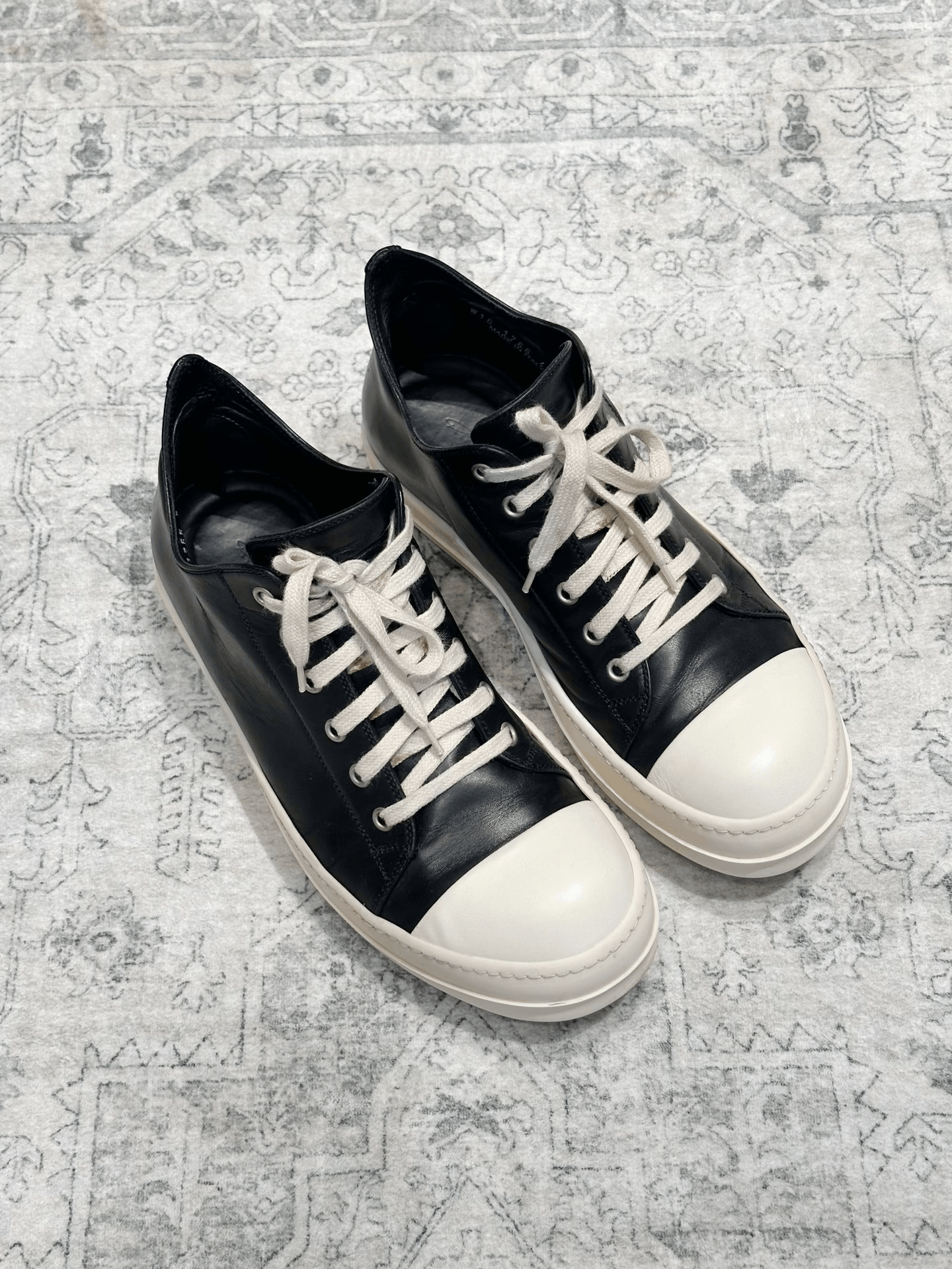 Rick Owens Rick Owens Main Line Leather Low-Top Size US 8.5 / EU 41-42 - 2 Thumbnail
