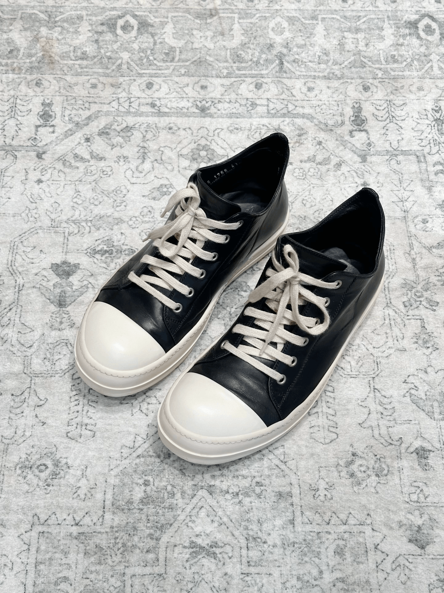 Rick Owens Rick Owens Main Line Leather Low-Top Size US 8.5 / EU 41-42 - 3 Thumbnail